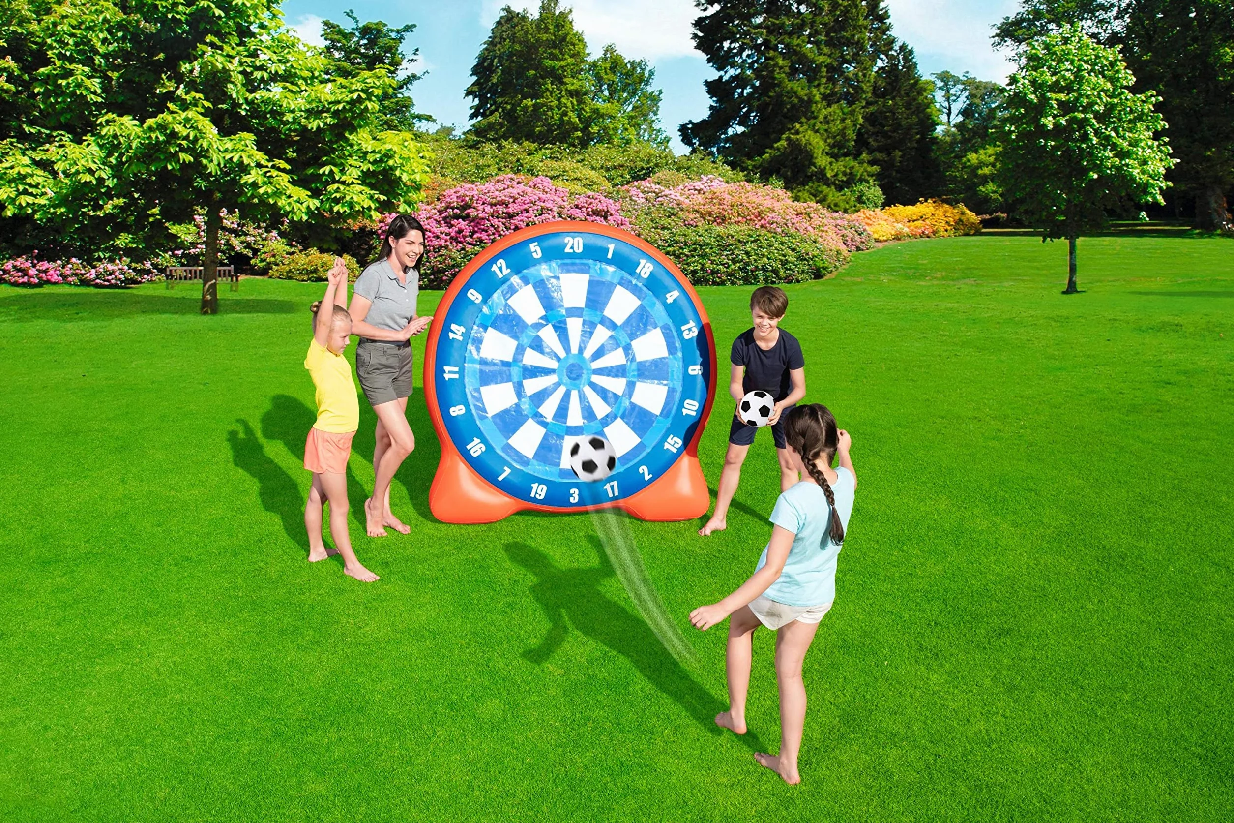 Bestway aufblasbares Dartboard Diana 1,57 x 1,07 x 1,57 m