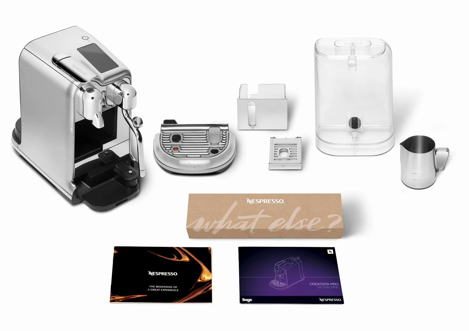 Nespresso Creatista Pro de Sage, Stainless Steel