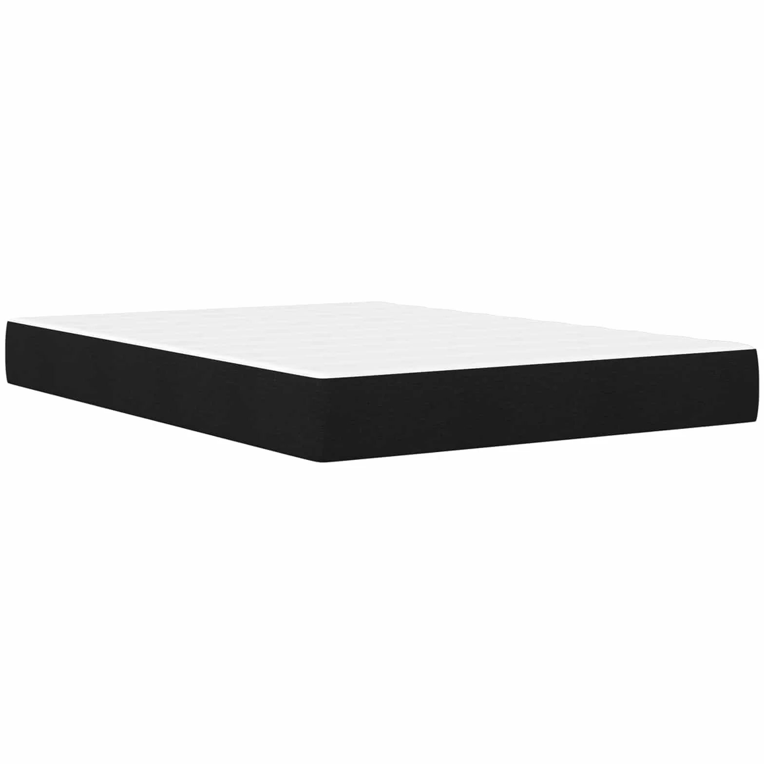 Estructura de cama con colchón y cabecero de poliéster, núcleo de muelles ensacados, colchón de espuma fría, somier ergonómico transpirable para dormitorio, habitación juvenil, habitación de