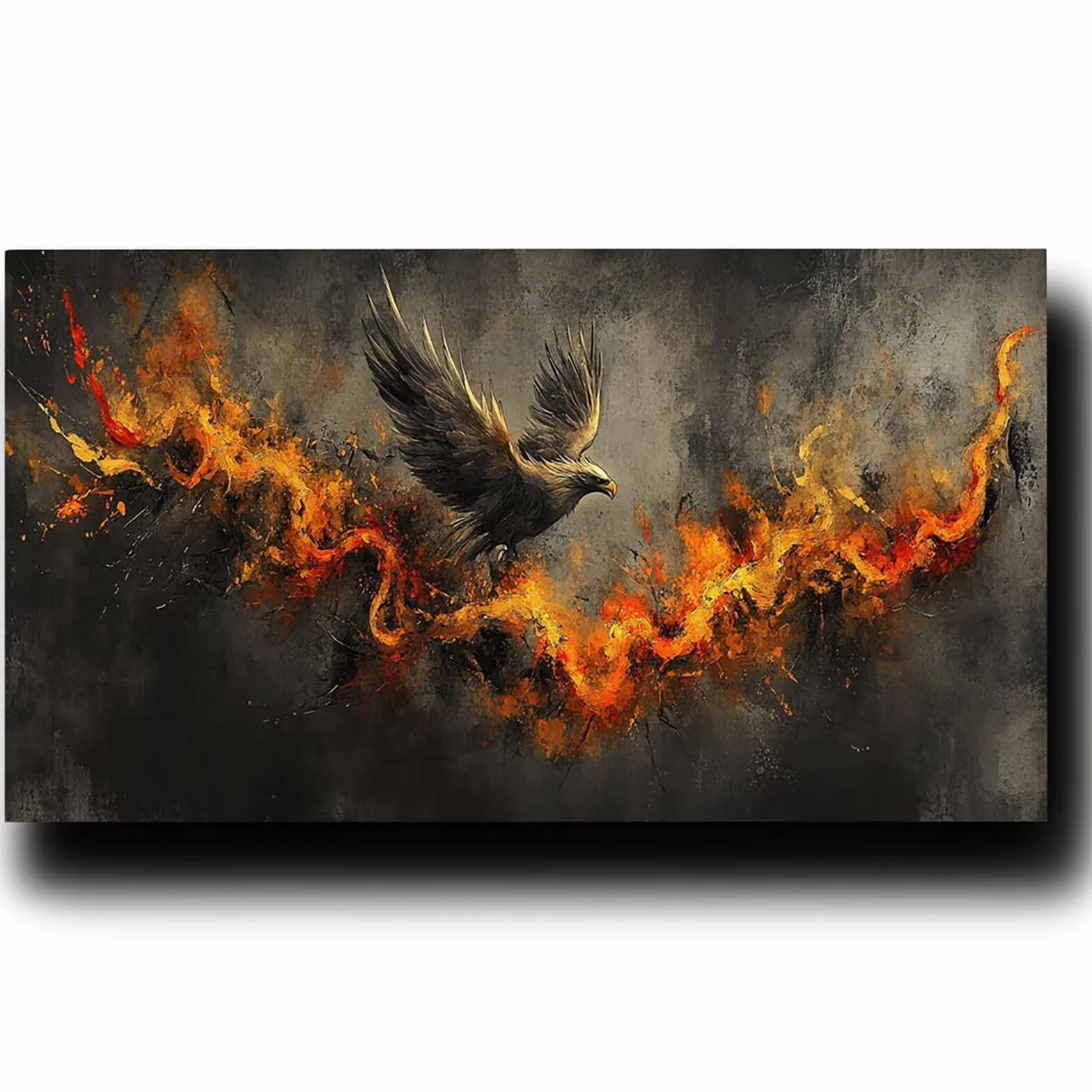 Pintar por Numeros Adultos águila, Pintar por Numeros Niños Kit Manualidades Adultos Abstracto Cuadros para Pintar por Numeros Pintura Acrílico, Cuadros Decoracion Salon Modernos 80X160cm 7w-1-W