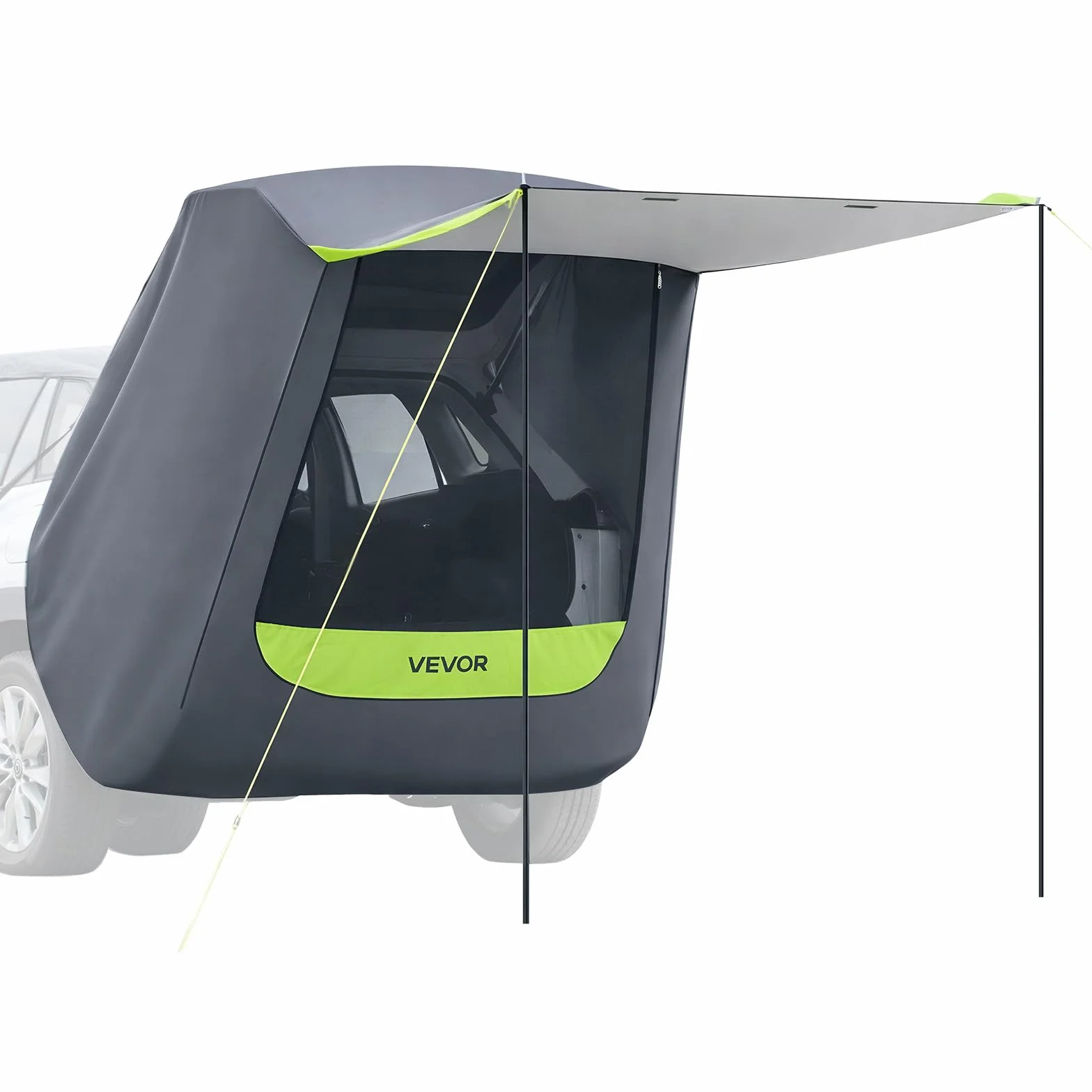VEVOR Tienda de Campaña con Toldo para Coche 150x150 cm Impermeable PU2000 mm Carpa para Acampar