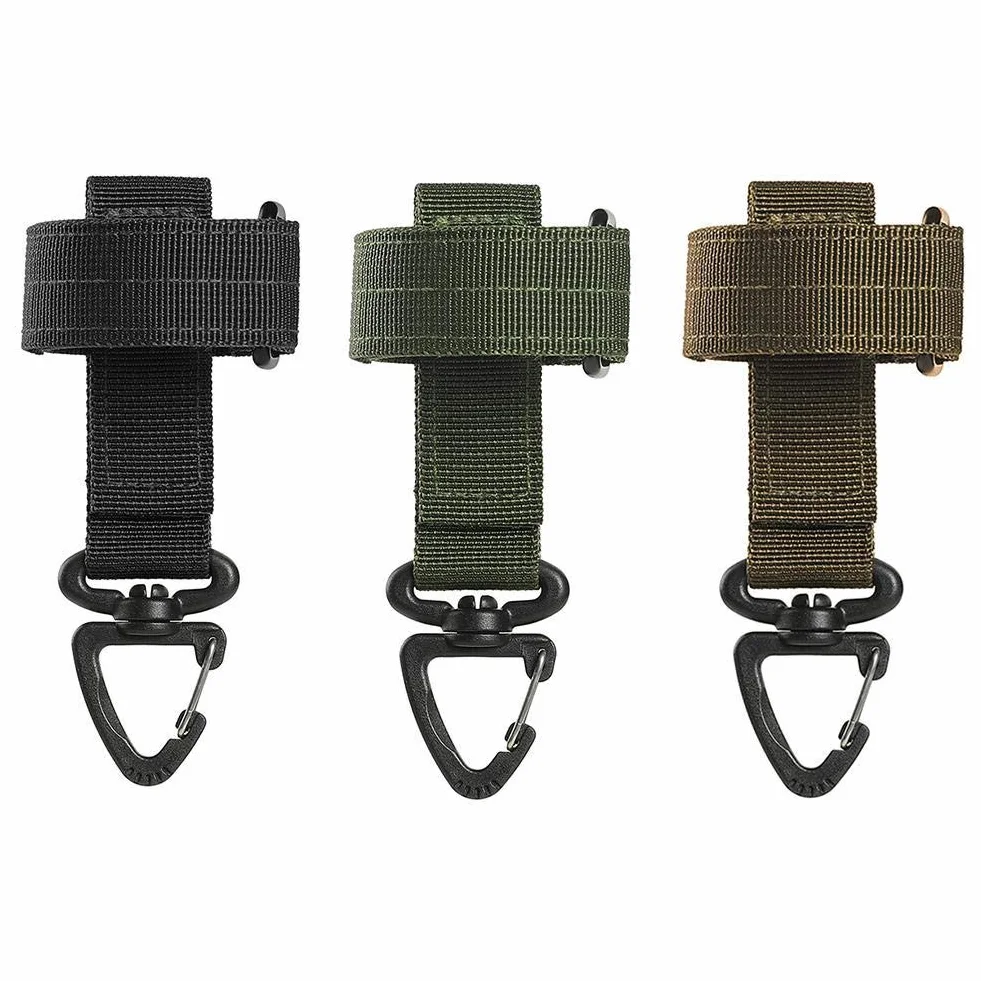 Guantes Tácticos Multiusos al Aire Libre con Hebilla Molle para Escalada y Senderismo