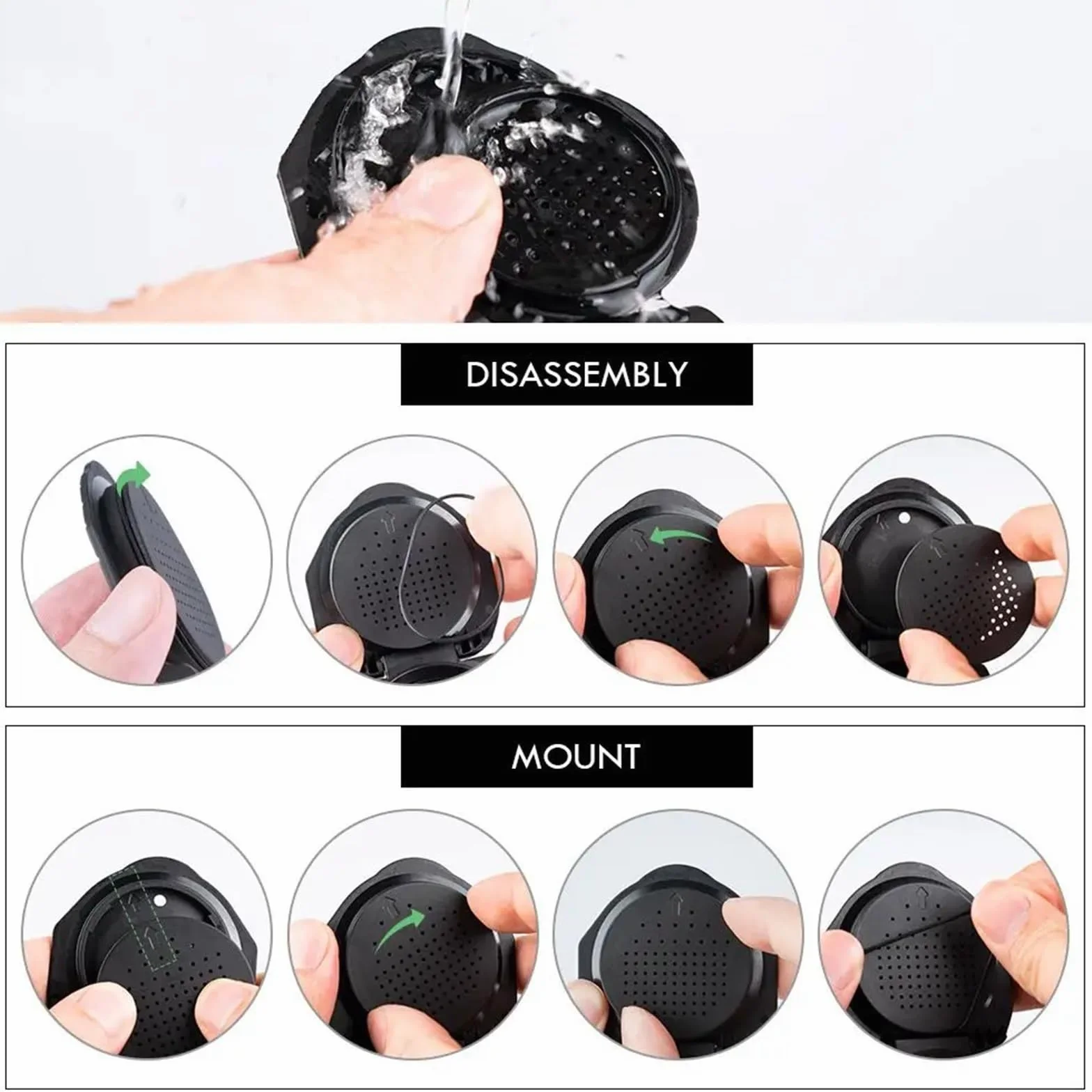 Compatible con adaptador de cápsula reutilizable Dolce Gusto | El accesorio convertidor de cápsulas recargable se adapta a varios modelos de máquinas de café.