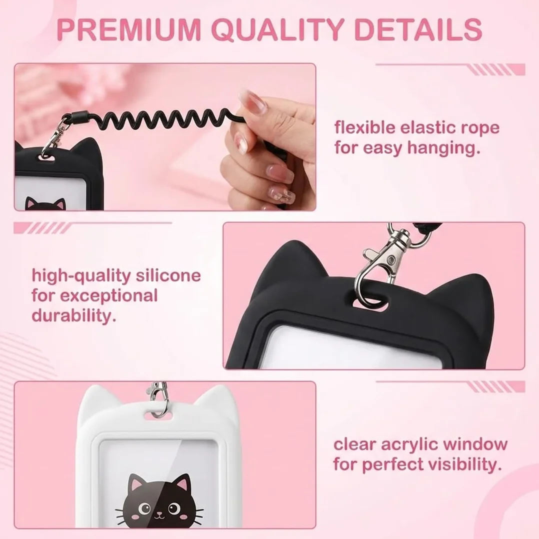 2 piezas Kpop Photocard Holder, Porta Tarjetas Identificativas, Kartenanhänger Schlüsselanhänger, Id Card Badge Holder Für Idol Album Karte Foto Schutzende