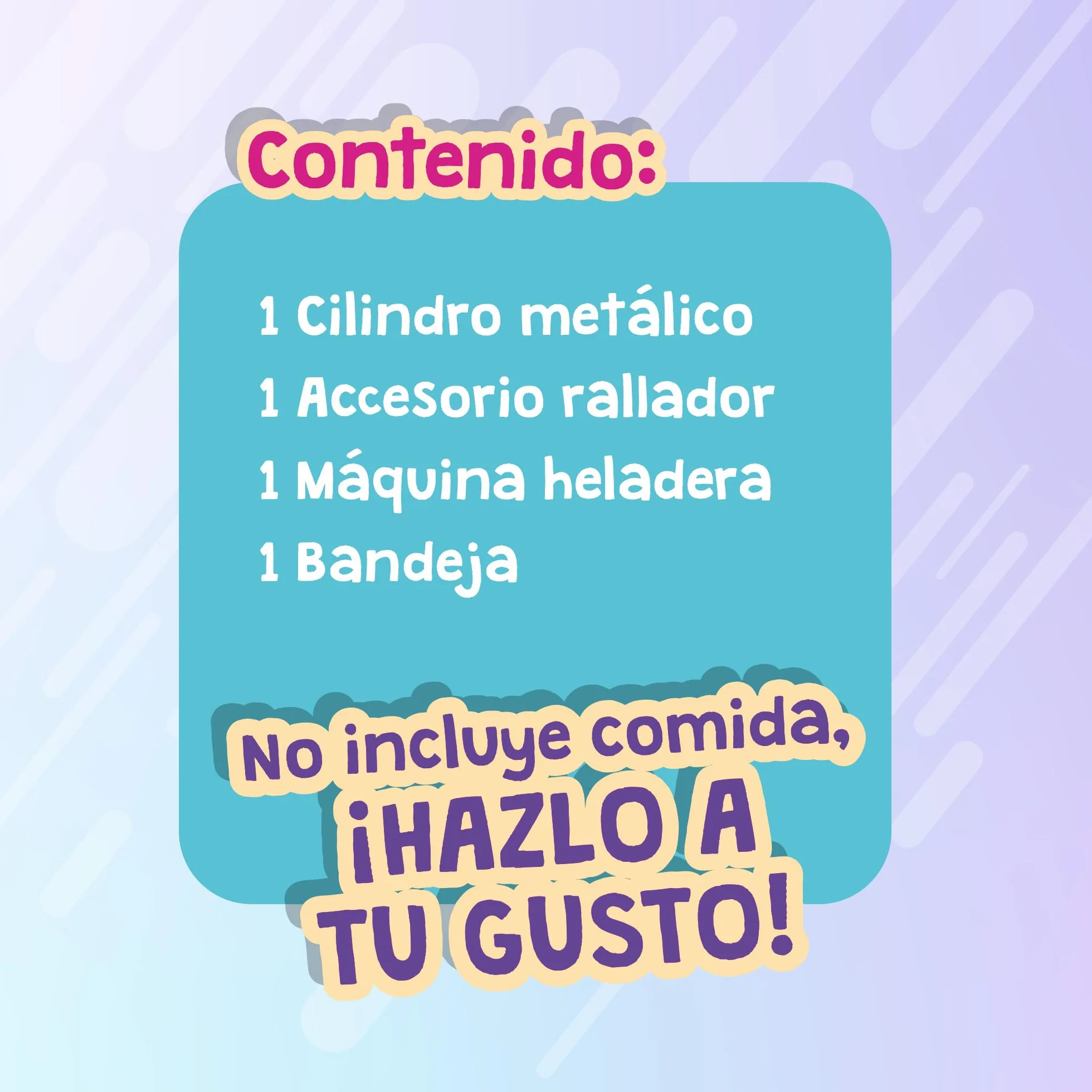 Bizak Heladisssimo, máquina para hacer helados, con accesorio rallador para toppings, helados cremosos, no incluye comida, (35005071)