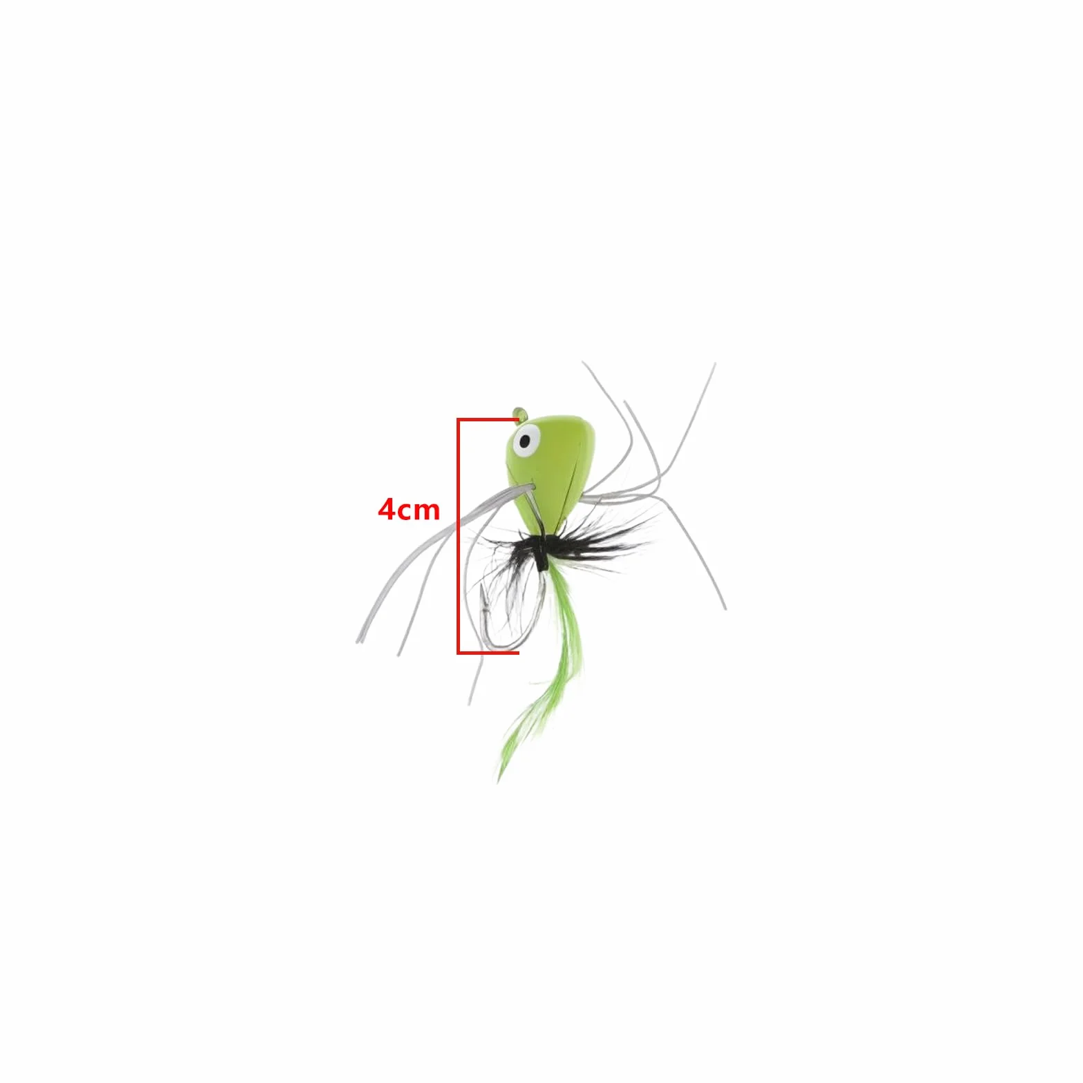 EMSea 10 Señuelos Popper para Pesca con Mosca Lubina Pez Luna