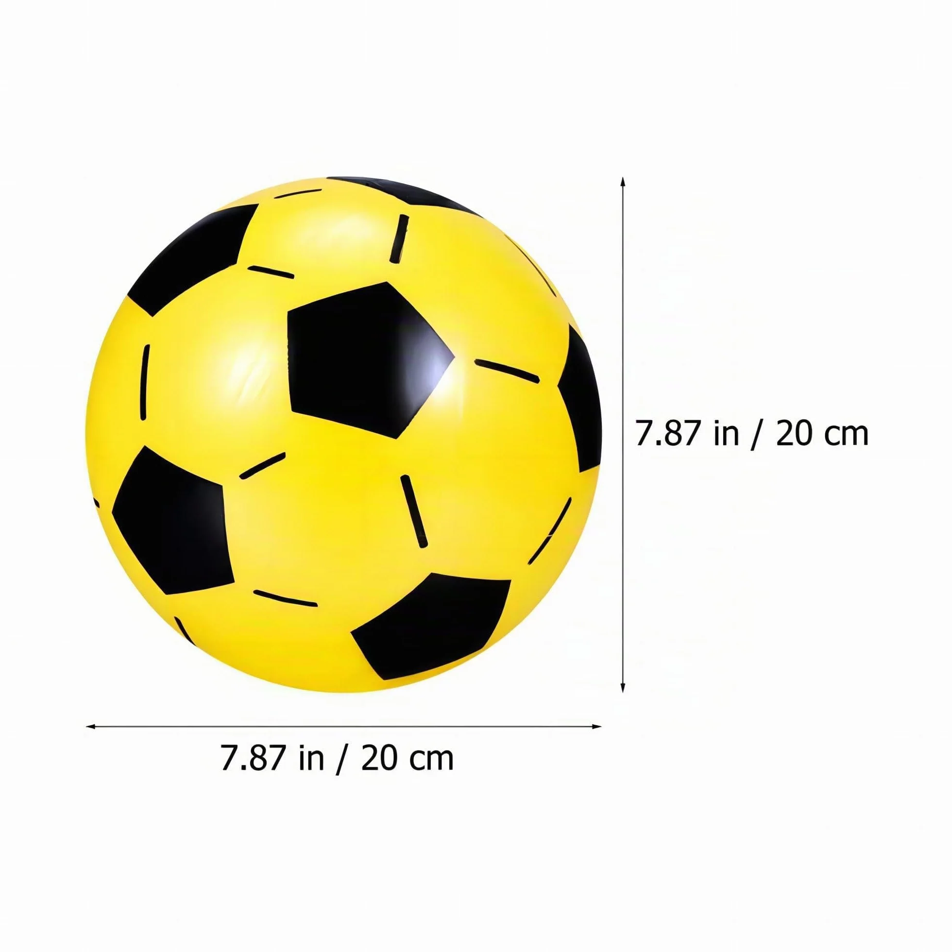 Balón de fútbol 20 cm 12 piezas plástico