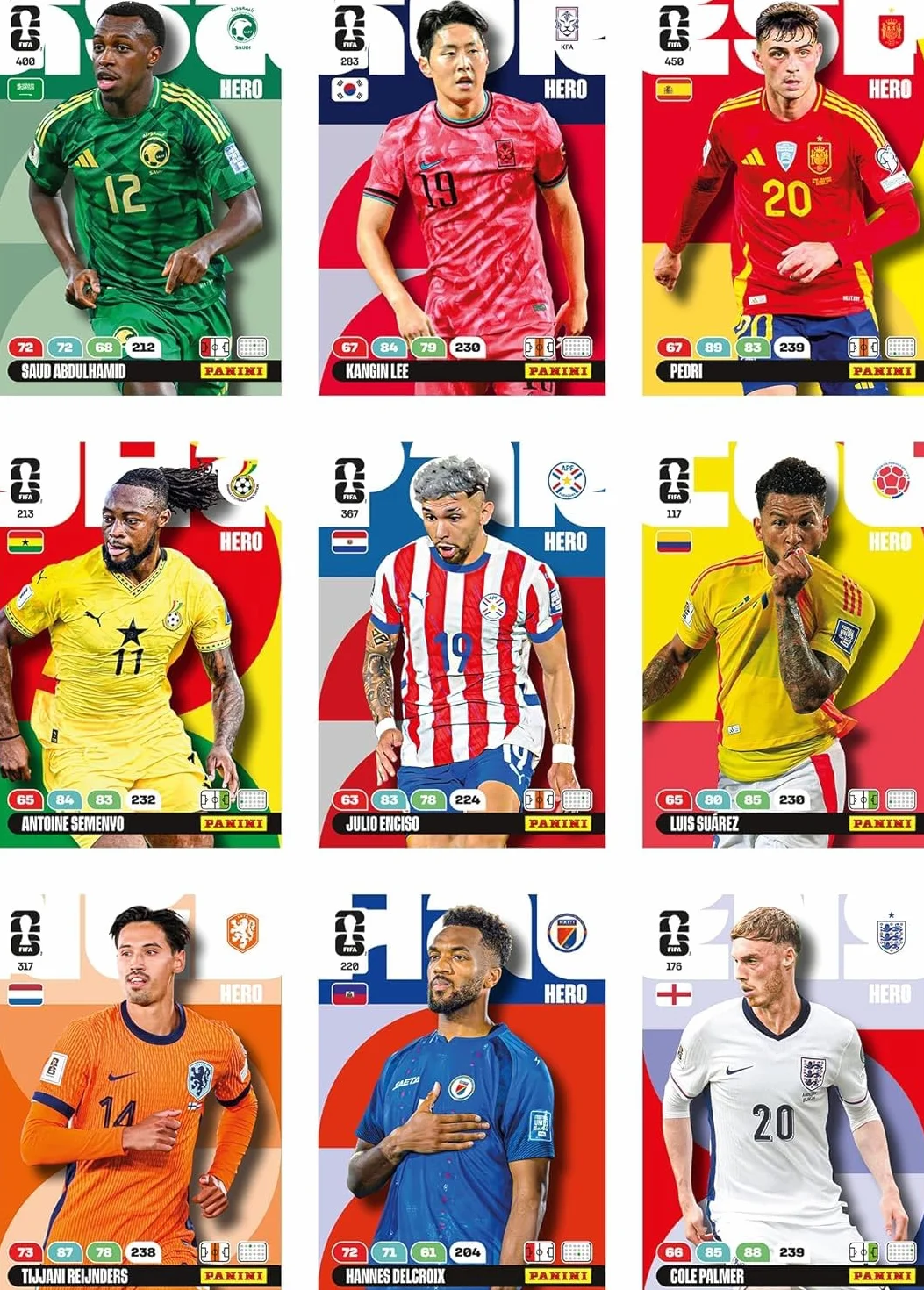 Copa Mundial de la FIFA 2026 Trading Cards Game Blister 1 Bolsa Premium de 10 Cartas
