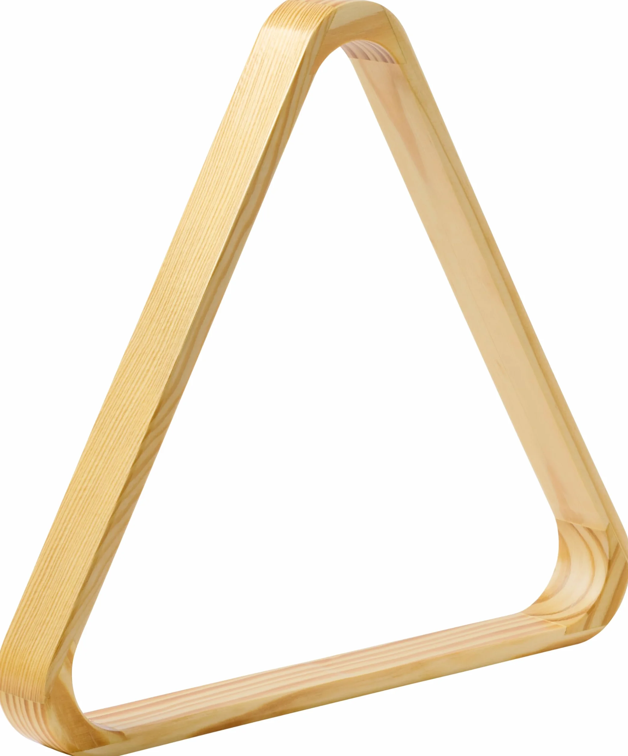 PowerGlide Snooker Pool Billiards Triangle Ball Rack 15 Ball Capacity Natural Wood