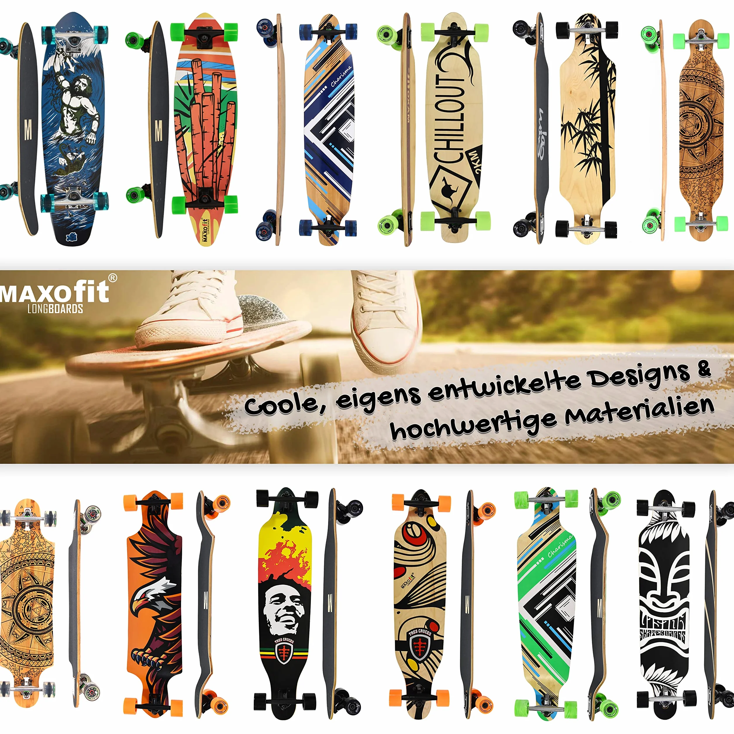 Longboard Cruiser 107 cm Deluxe