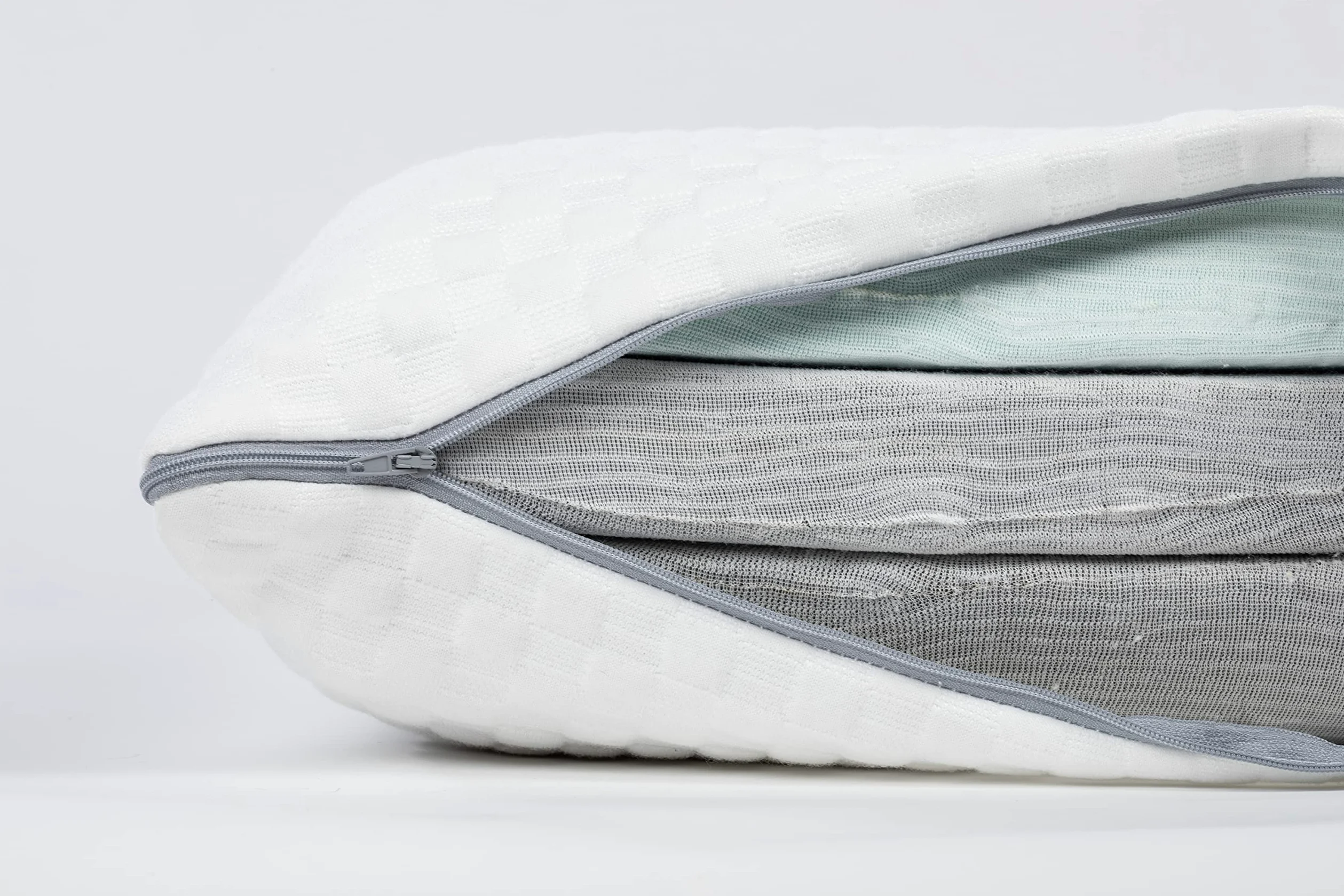 SEASONS - Almohada Viscoelástica Modelo Premium, 70 cm, Multitalla, Almohada Modular Personalizable, Tejido Strech, Doble Funda, Antiácaros y Antibacterias, Fabricado en España