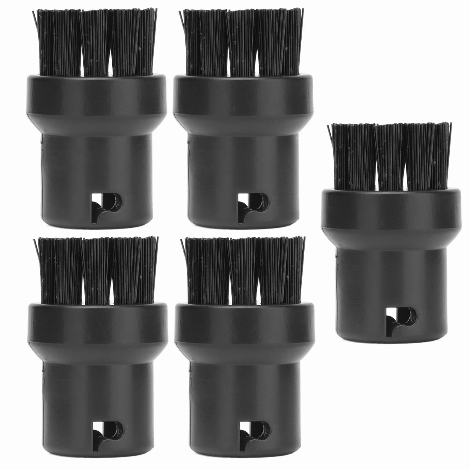 AUNMAS Accesorios de Cepillo para Limpiadores de Vapor Karcher SC1 SC2 SC3 SC4 SC5, 5 Uds Cepillo de Motor de Vapor Accesorios de Repuesto para Limpiador de Vapor