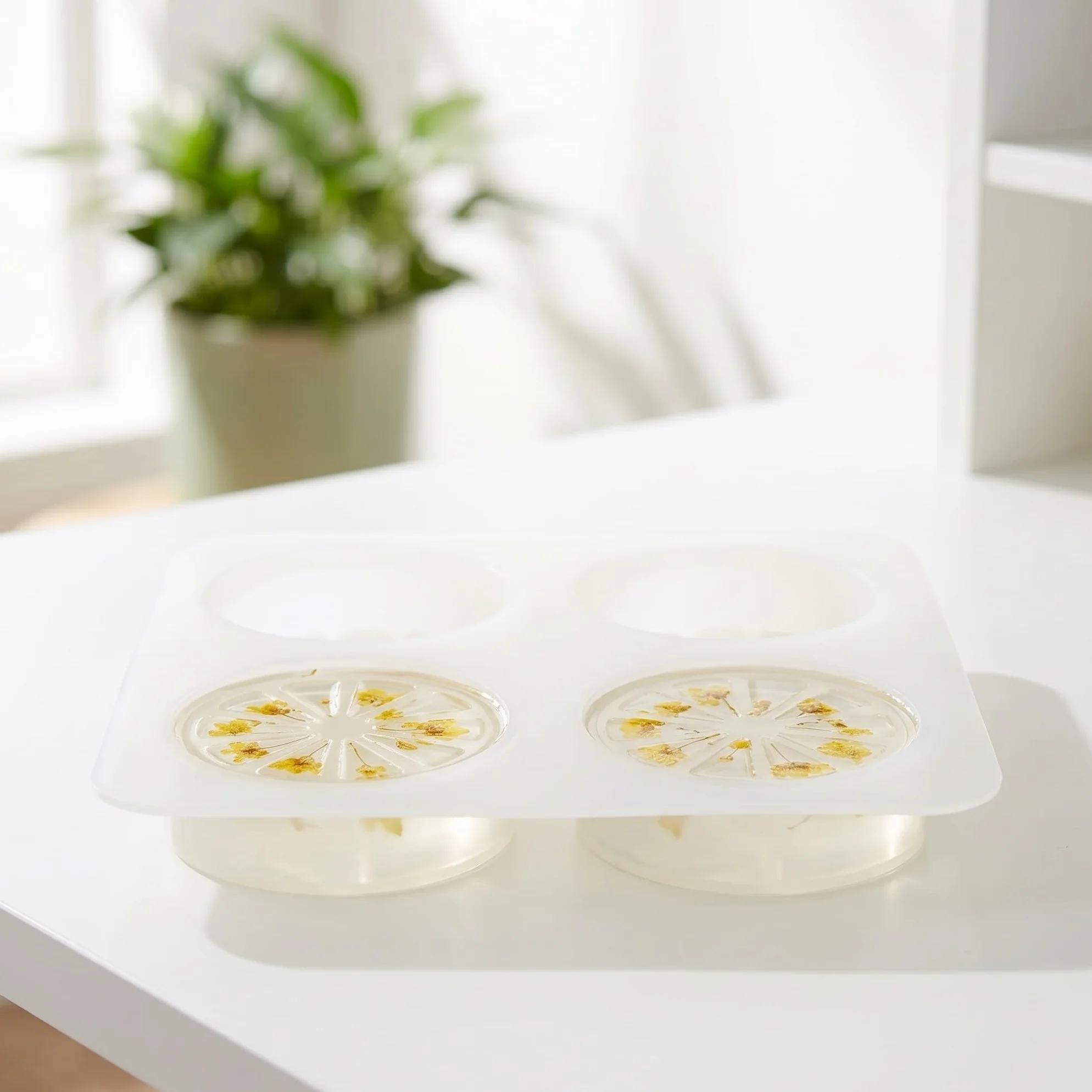 Lurrose Molde de silicona con forma de limón de 3 piezas: Bandeja para hornear con forma de fruta de 4 cavidades - Moldes para hornear para chocolate, dulces, adornos para cupcakes, herramienta de