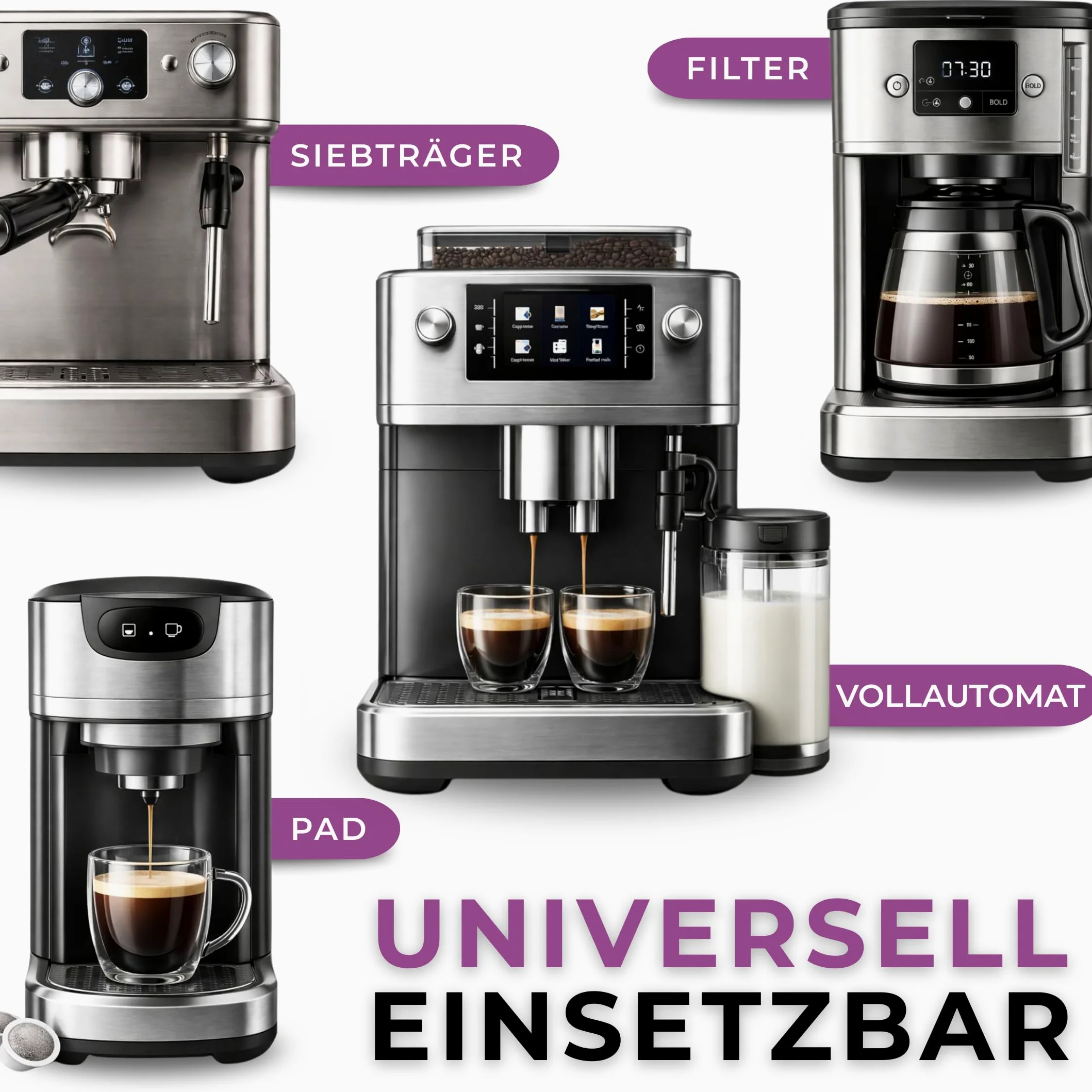 90 pastillas descalcificadoras para cafeteras automáticas – Pastillas descalcificadoras para cafeteras y hervidores de agua – Eficaz contra la cal, suave con la máquina