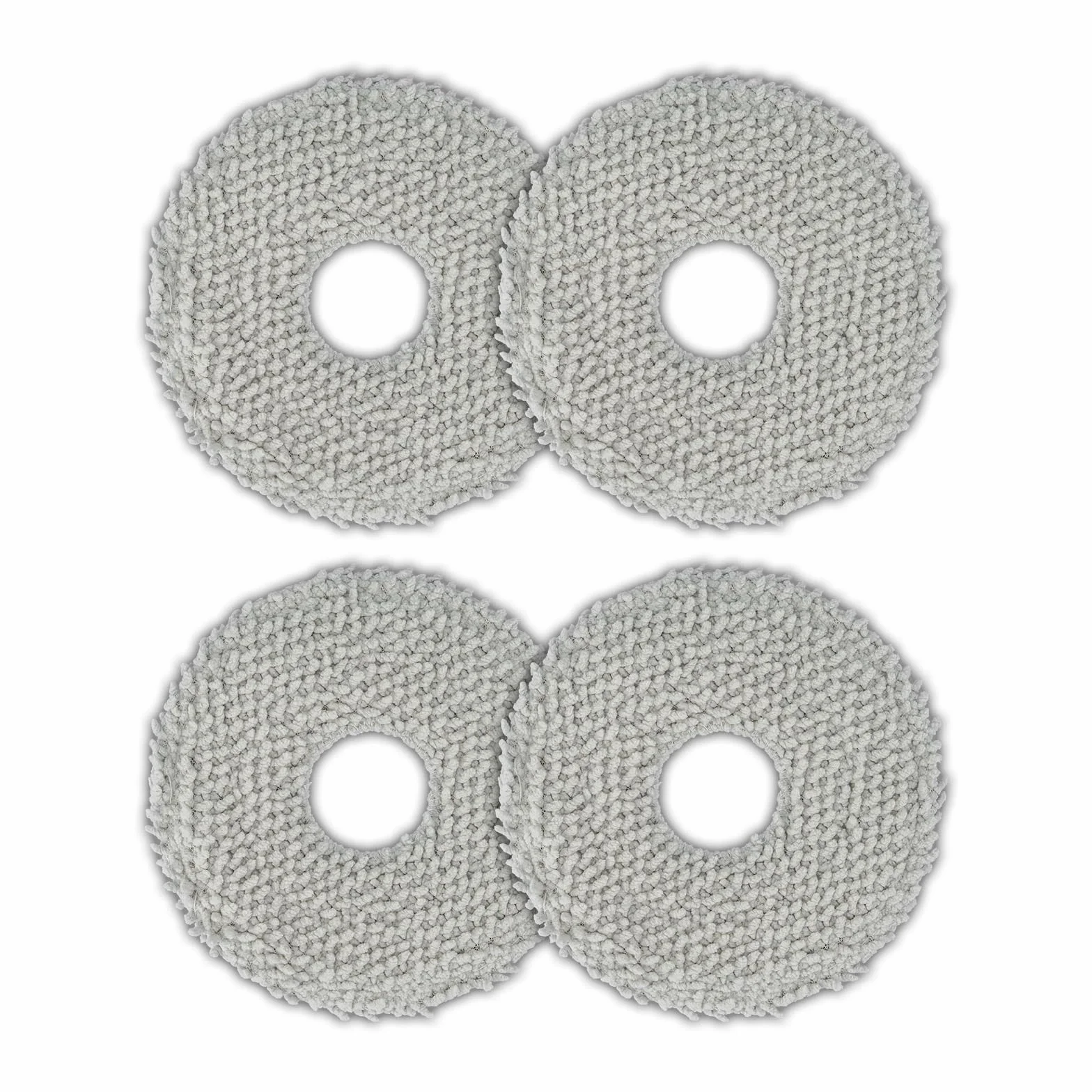 (4 piezas) X20+ Almohadillas de repuesto para aspiradora robot Xiaomi X20+/ X20 Plus/ 1S/ S20 plus/ S20+/ X10+/ X20 pro, paños de repuesto lavables, kit de accesorios para mopas