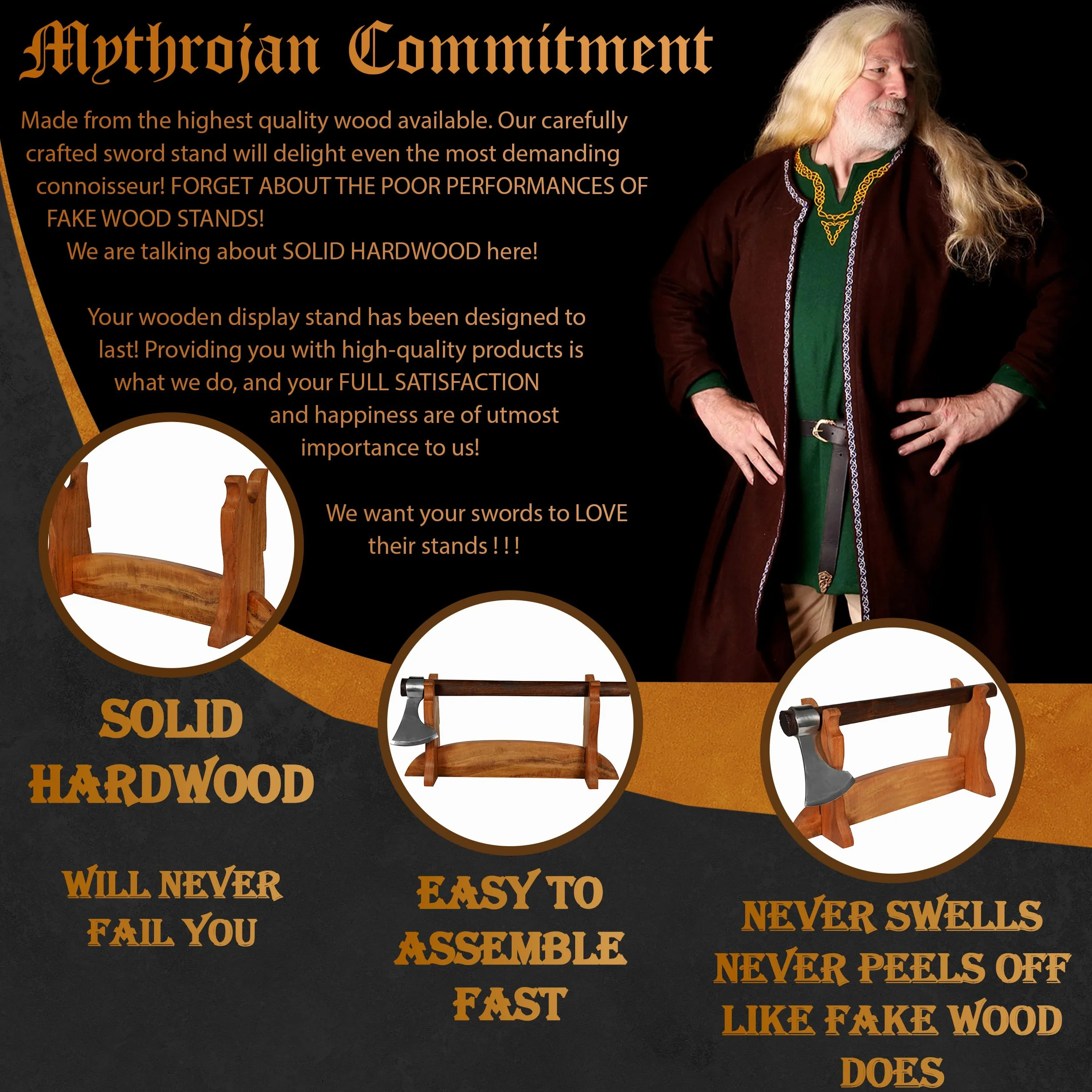 Mythrojan Soporte para Espadas de un Nivel