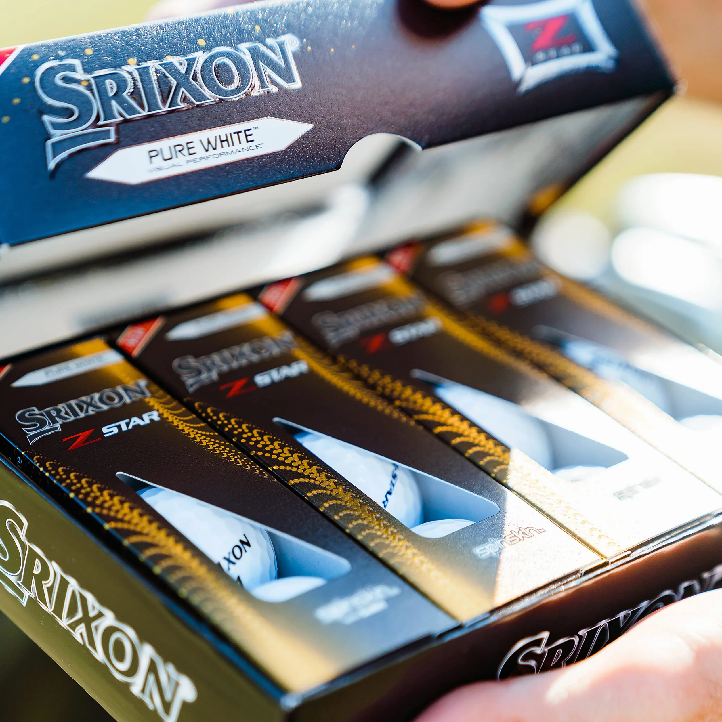 Srixon Z Star 7 Tour White 4 piezas Uretano bolas de golf docena