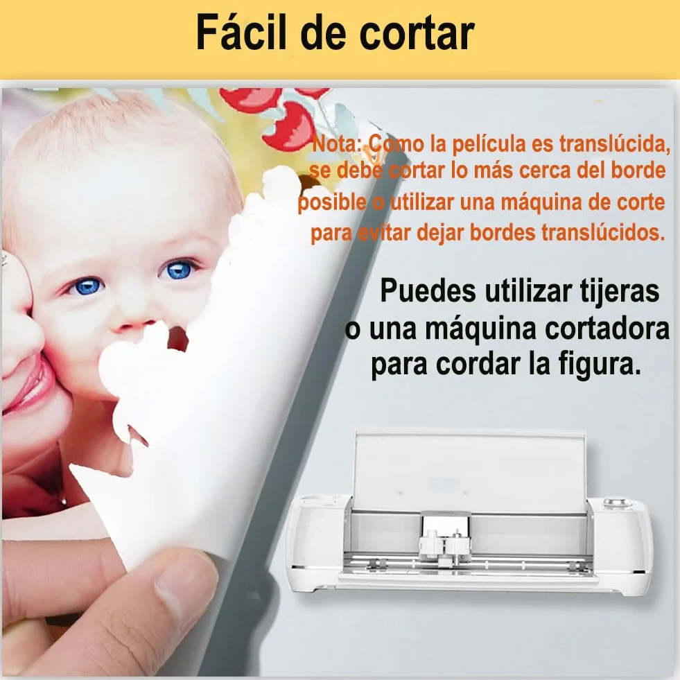 TransOurDream-Papel de Transferencia Para Tejido Claro,Nueva versión mejorada 3.0(A4X10 Hojas),Papel Transfer Apto Tinta o Láser, vinilo HTV,Transfer paper Perfecto para Fiesta.ES-03-10