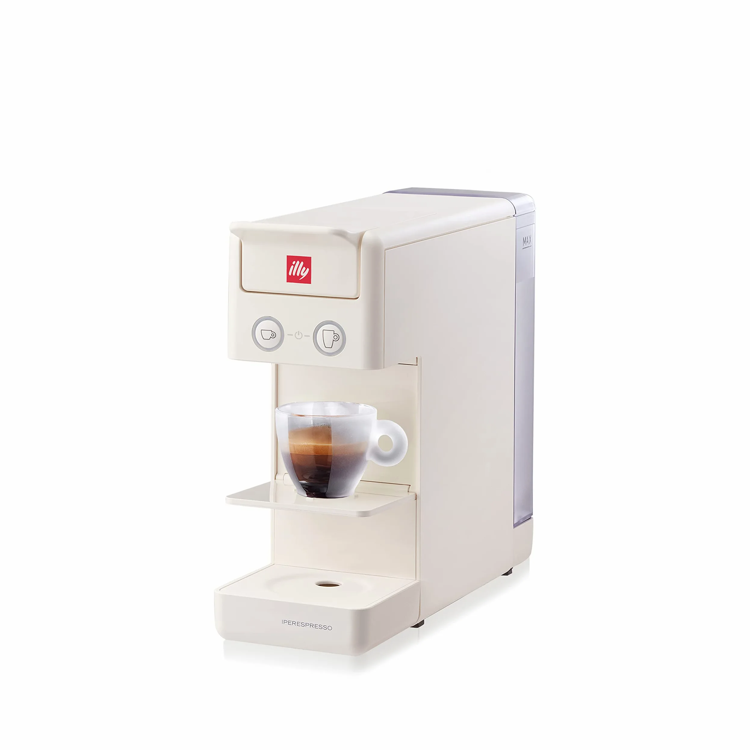 illy Caffè - Cafetera de cápsulas Iperespresso Y3.3, color blanco