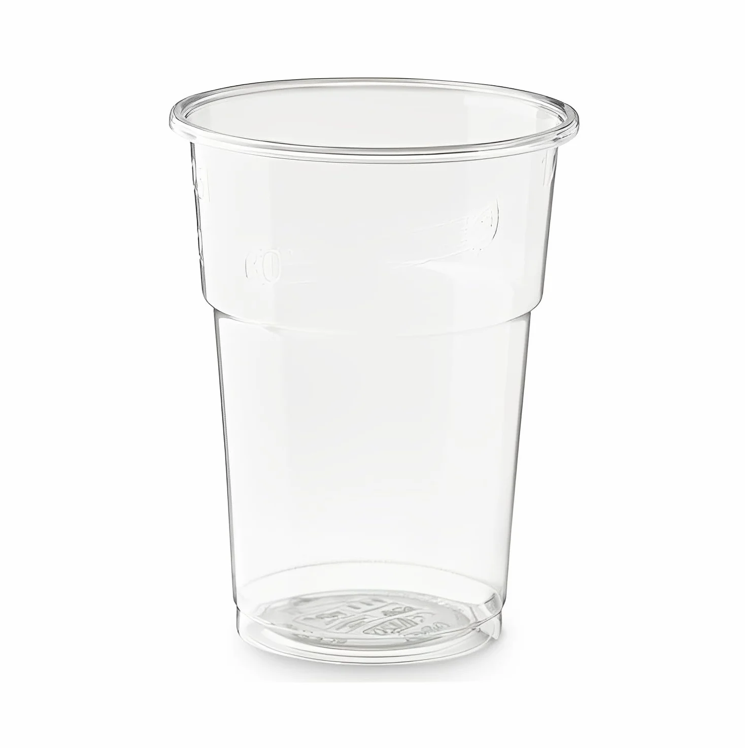 100/500/1000 vasos desechables de 400 ml, marca 0,3 y de 1/2 pinta – Biodegradables y compostables de PLA desechable sin plástico | After Plastic (500)
