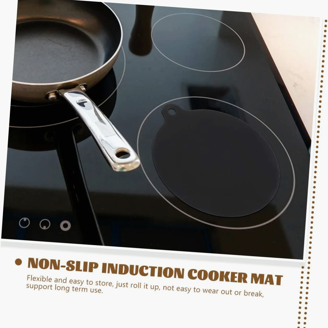 HANABASS 10piezas Protector De Inducción De Silicona y Antideslizante para Cocinas y Superficies Fácil De Limpiar
