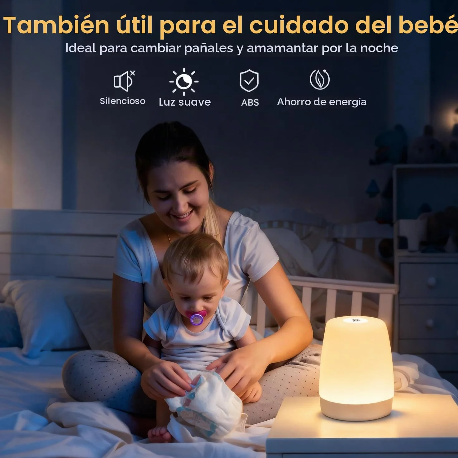 Lámpara de terapia de luz roja 670 nm banda estrecha para dormir mejor adultos tamaño compacto