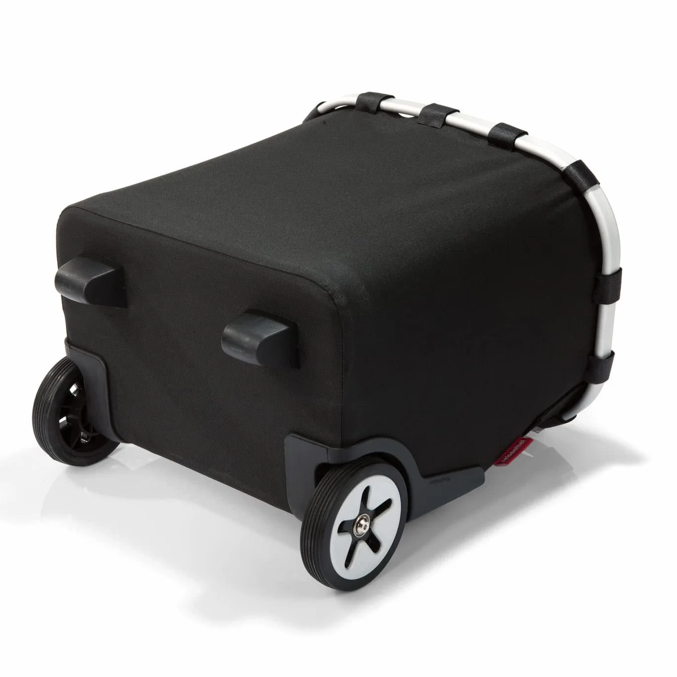 reisenthel carrycruiser - Carro de la Compra de Dos Ruedas portátil con Correa Ajustable para Hombro, Estructura Estable de Aluminio, Material Resistente al Agua, en Negro