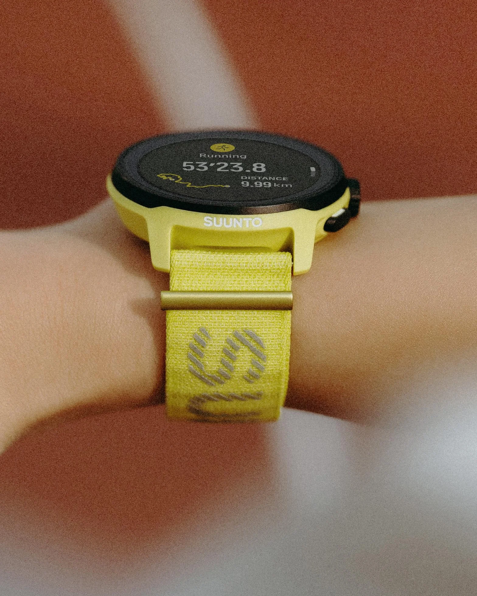 ATH7 Loop Textile Strap Lime S+M 22