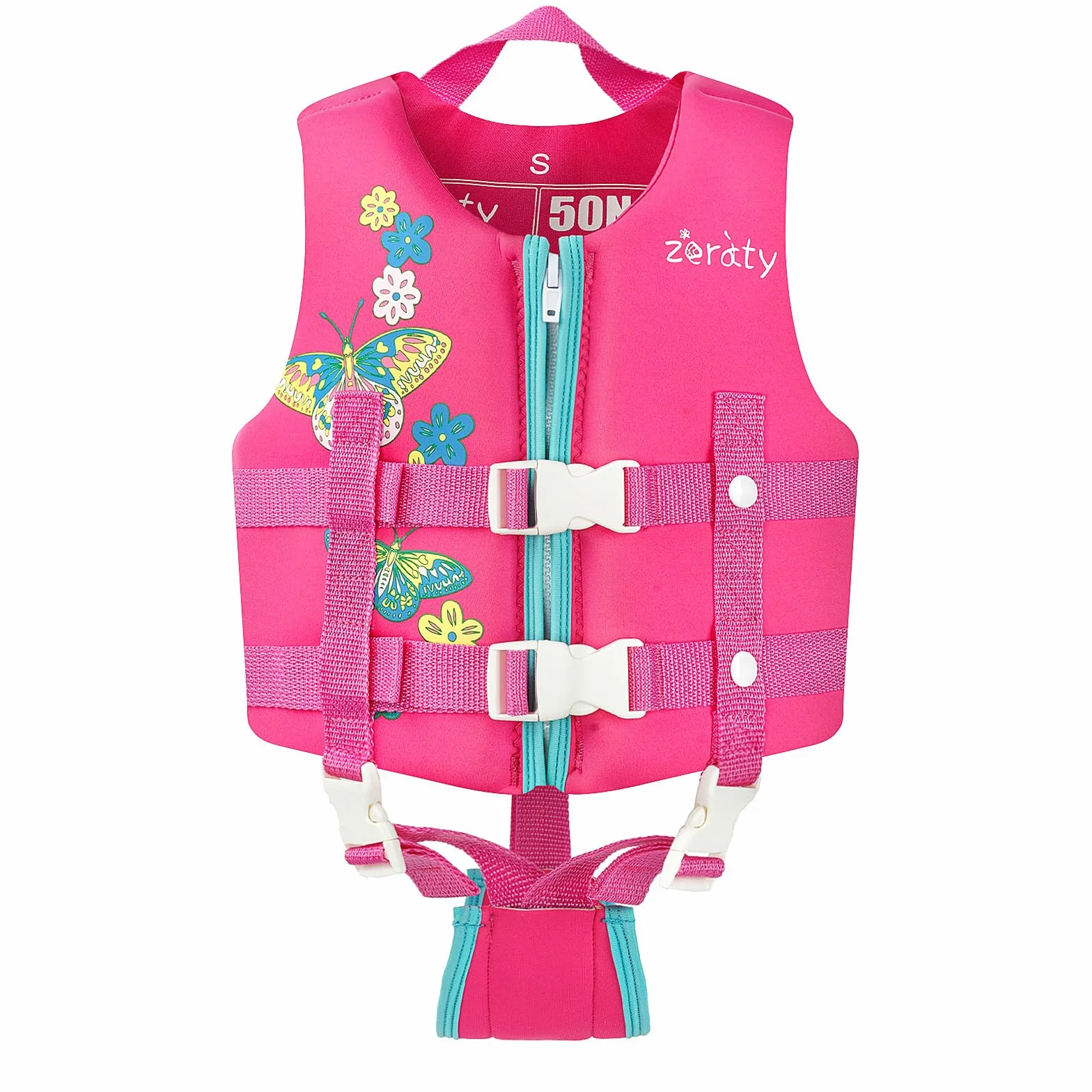 Zeraty Chaleco de Natación para Niños Pequeños con Correa de Ajustable Edad 1-9 años / 22-50 lbs