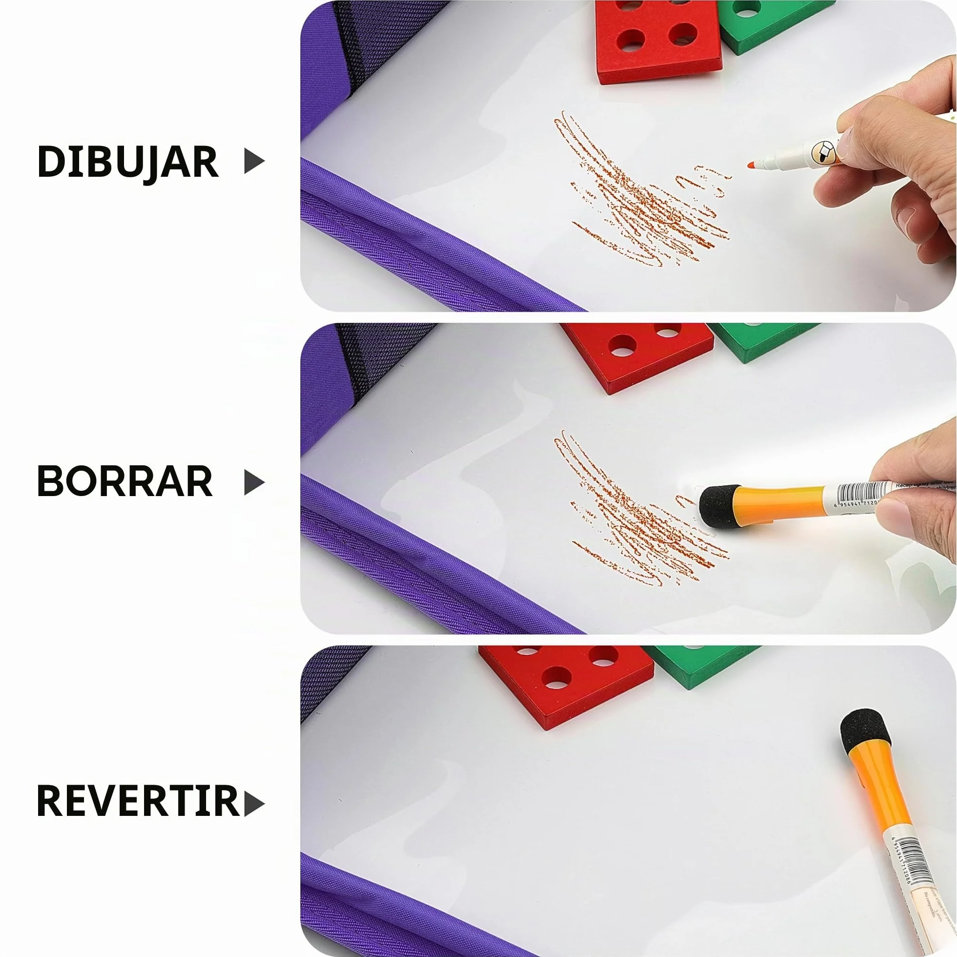 Mesa Coche para Niños,Doble Uso Bandeja Coche para Niños+Organizadores para Coche-6 Plumas Bandejas Coche para Coche, Cochecito de Bebé, Avión (Púrpura)