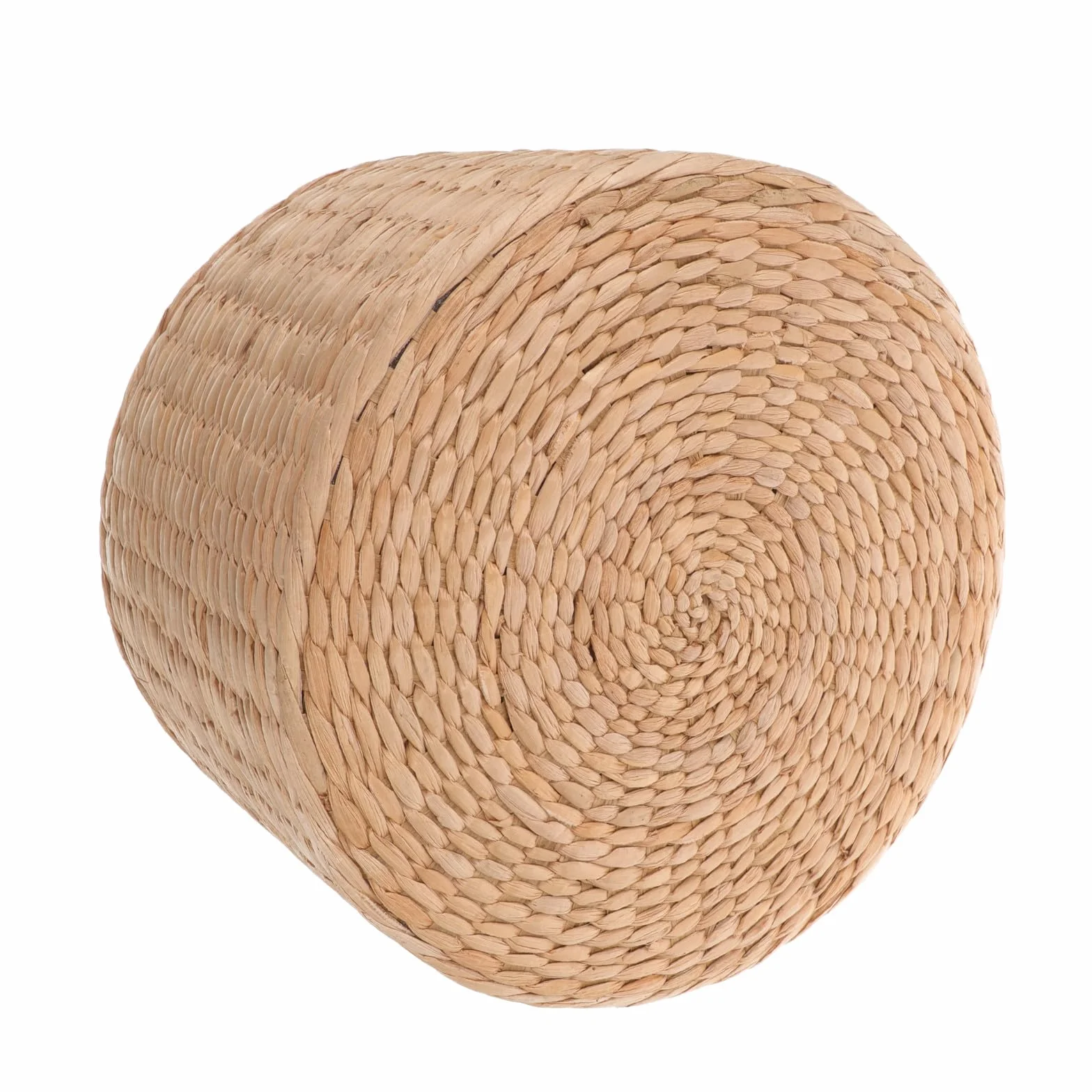 STOBAZA Taburete Puff Yute Tejido Natural para Exterior y Jardín