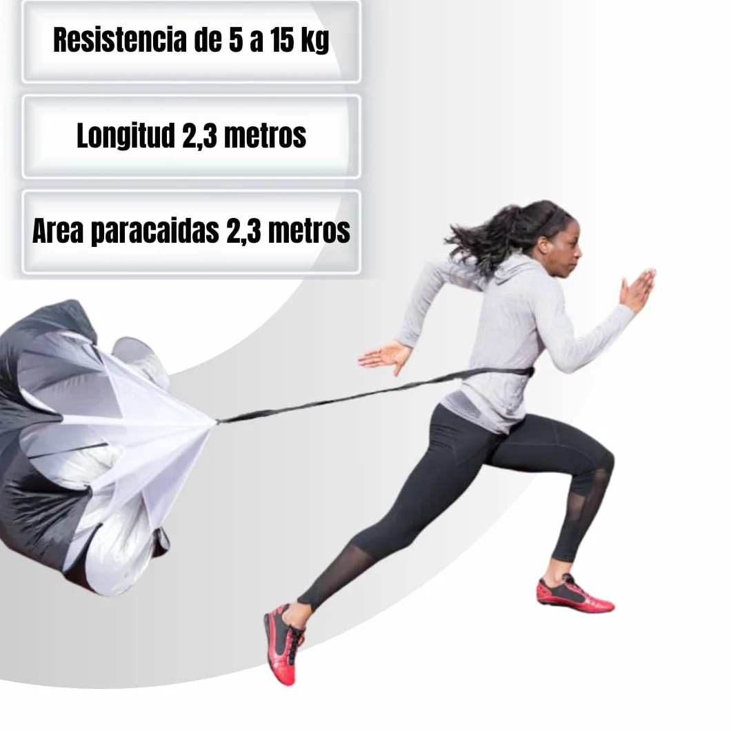 Paracaídas Resistencia Entrenamiento Fútbol Bolsa Almacenamiento Material Deportivo