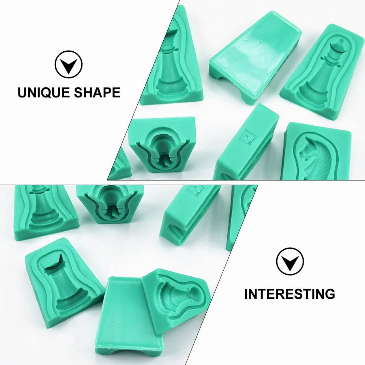 Veemoon 12 Pzs Molde de Silicona para Pastel con Diseño Original, Adecuado para Repostería DIY y Hornear Dulces Únicos