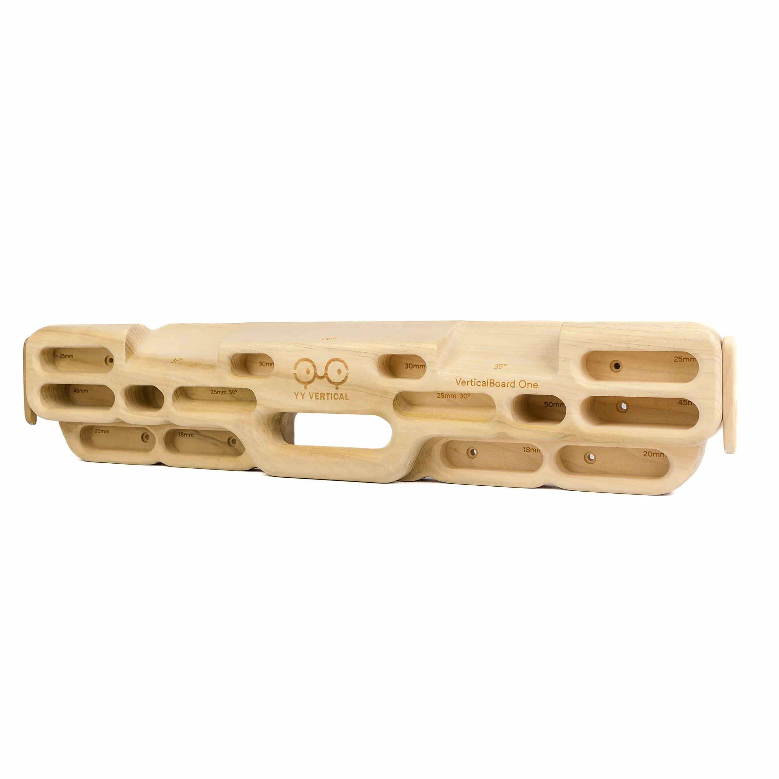 Verticalboard One Hangboard Completo Multipresa de Madera para Fuerza de Dedos y Dominadas
