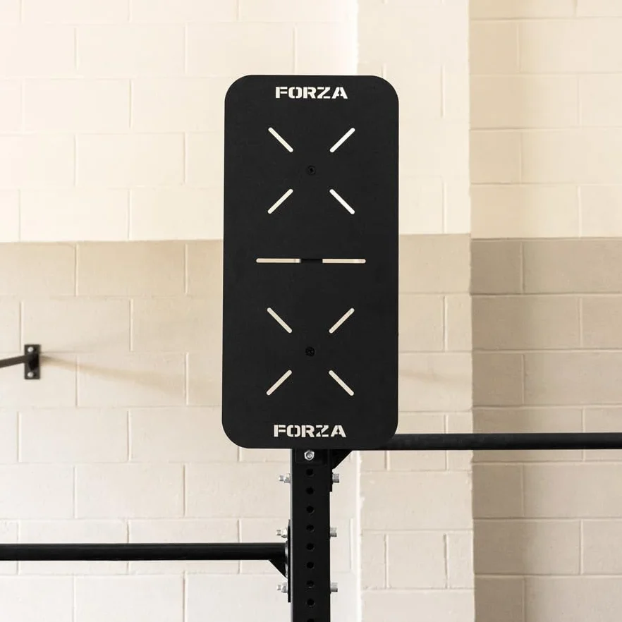 FORZA Objetivos de bola de pared Placas de acero resistentes individuales y dobles para crossfit entrenamiento funcional Alto impacto recubrimiento en polvo montaje en pared