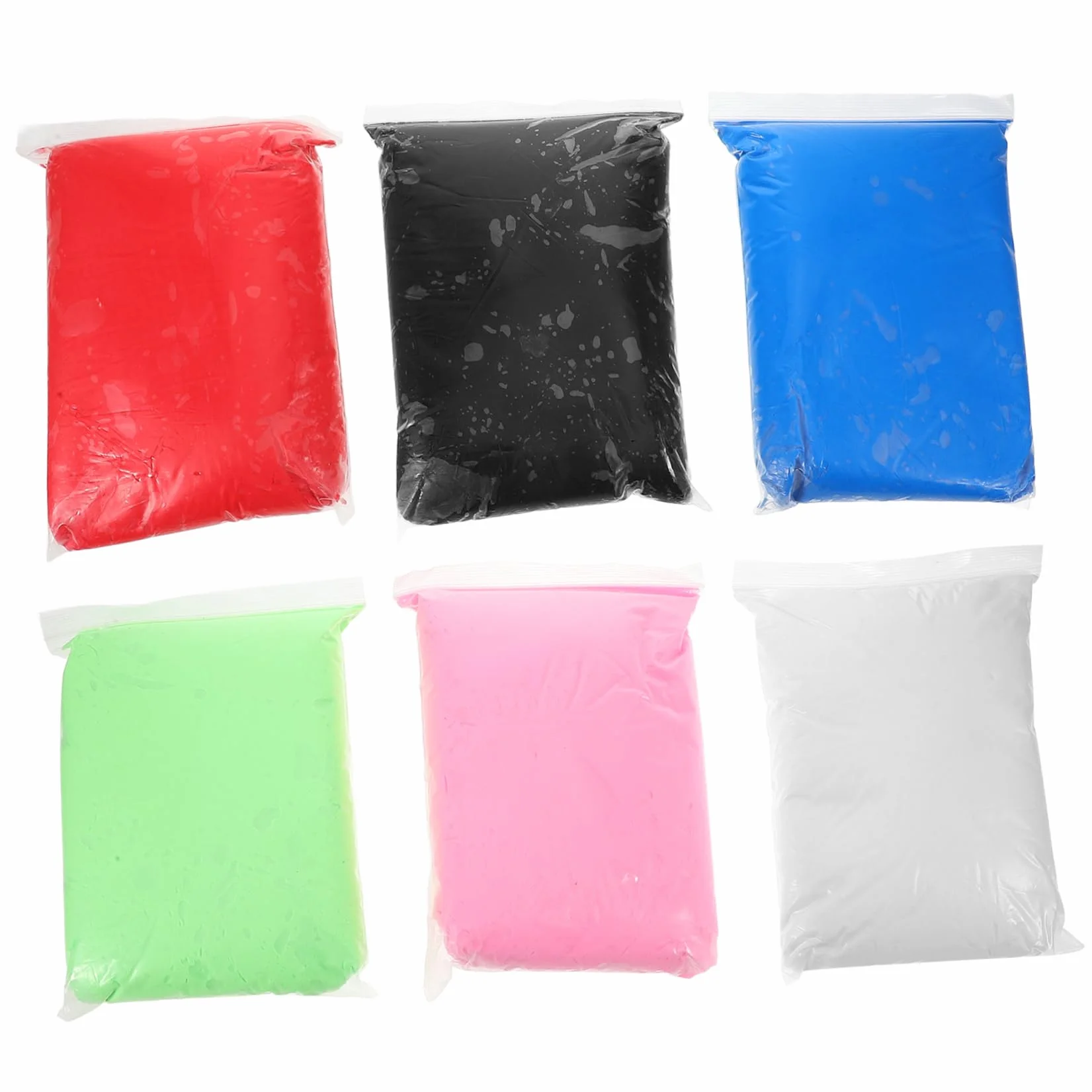 6bolsas Arcilla De Secado Al Aire Kit De Colores Para Proyectos y Educativos