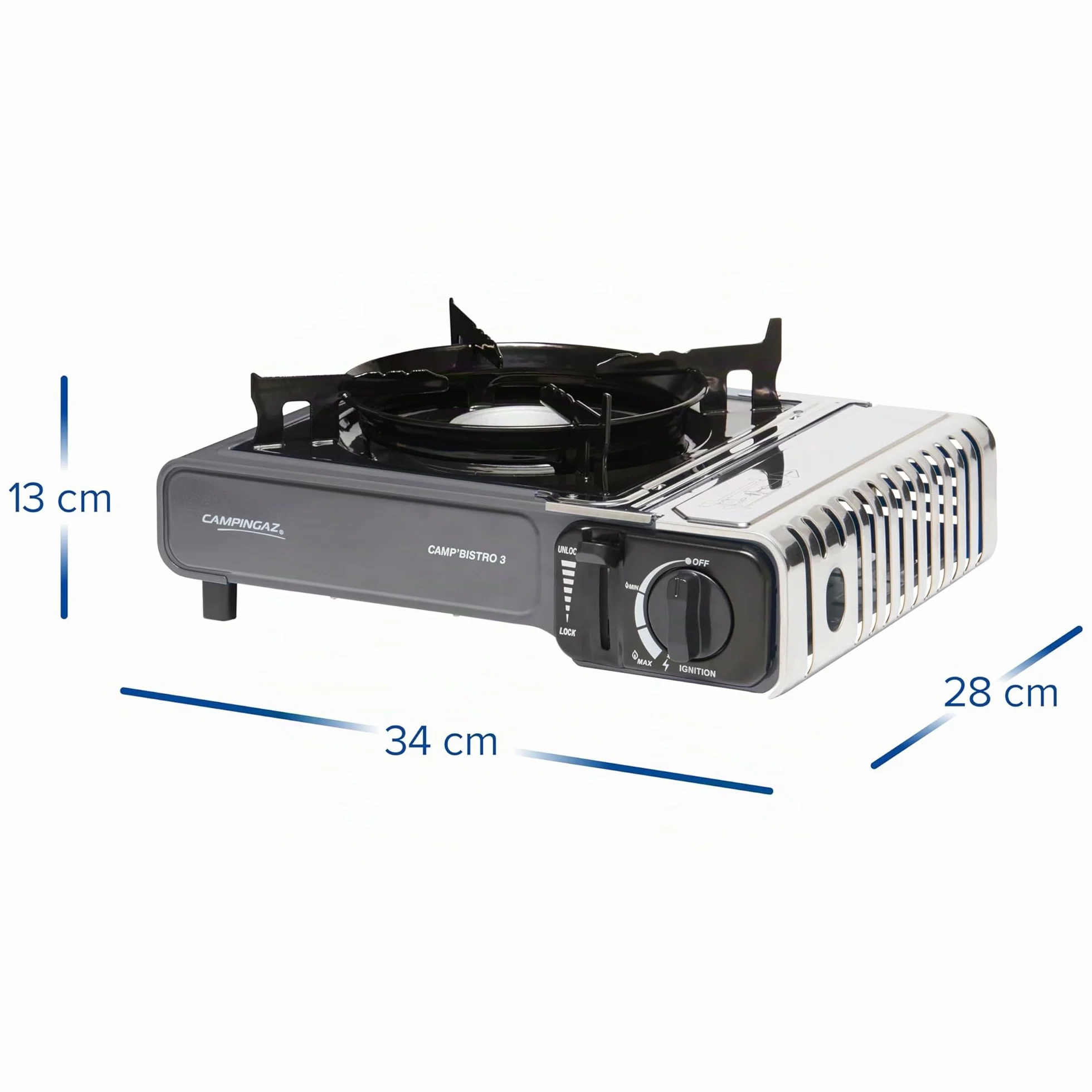Campingaz Camp’Bistro 3 Gas Stove 1 Quemador 2200 W Negro