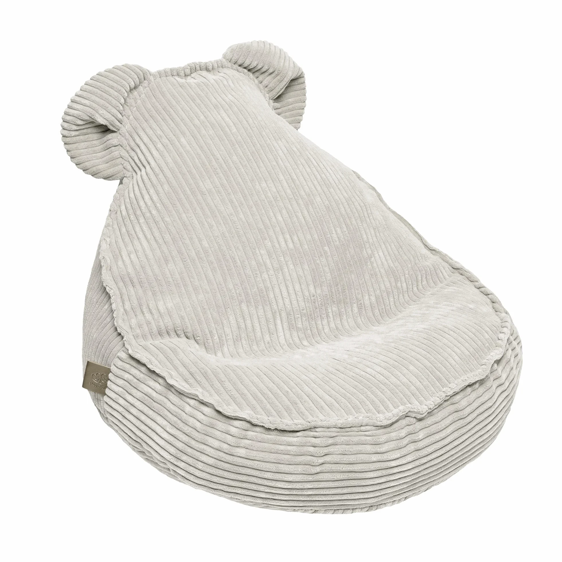 MEOWBABY Puff Oso para Niños, Beanbag, Estética Pana, Crudo, Estética Pana