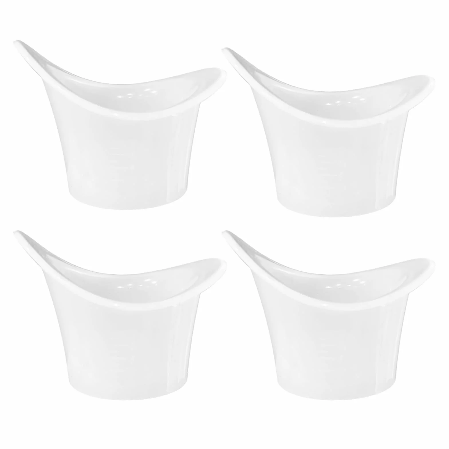 4 piezas Copa Lavaojos, 8 ml Tazas de Silicona de Baño de Ojos Taza, Portátil Reutilizable Ojo Taza de Lavado Para Mantener Los Ojo Limpios y Frescos