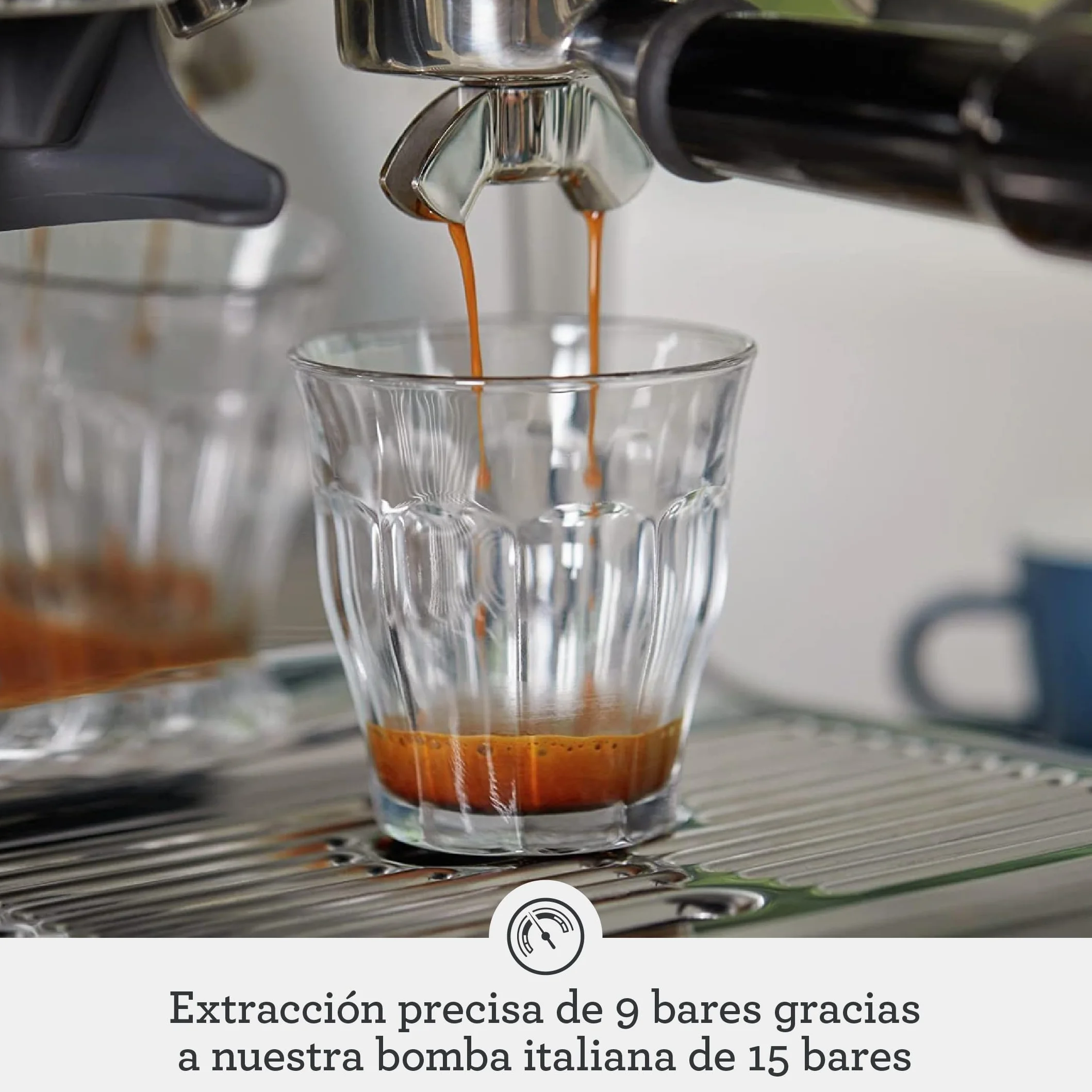 Sage - The Barista Express - Cafetera Profesional con Espumador de Leche Manual y Molinillo Integrado - Microespuma Personalizable - Sésamo Negro, Jarra de Leche