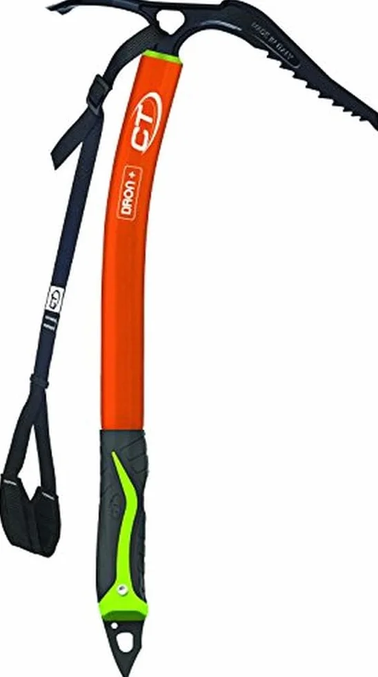 Piolet Climbing Technology Dron Plus, Naranja/Negro, Talla única