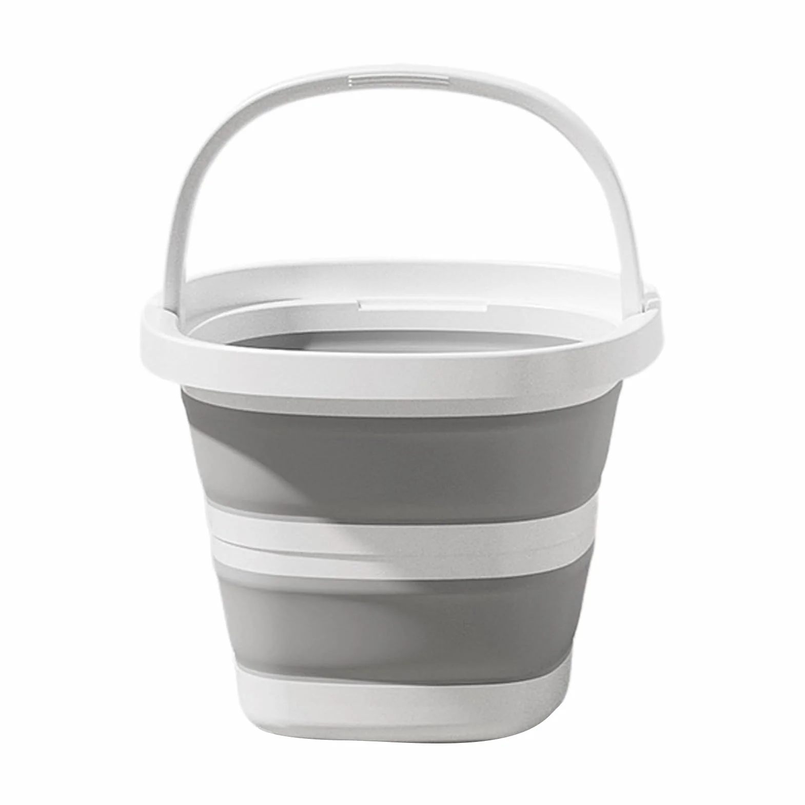 Cubo De Agua Plegable De 10 Litros – Contenedor A Prueba De Derrames, Mango Portátil
