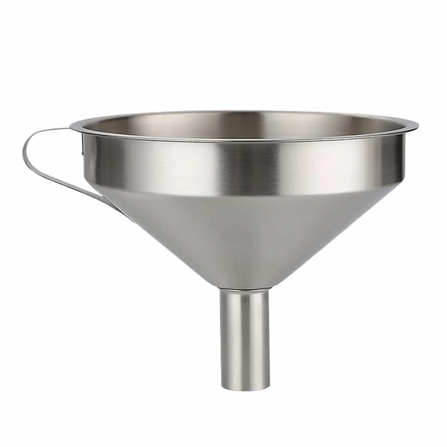 Embudo de Acero Inoxidable for Cocina, Embudo de Metal líquido con Filtro Desmontable, Embudo de Boca Ancha for enlatar Herramientas de Cocina(Mini Without Filter)