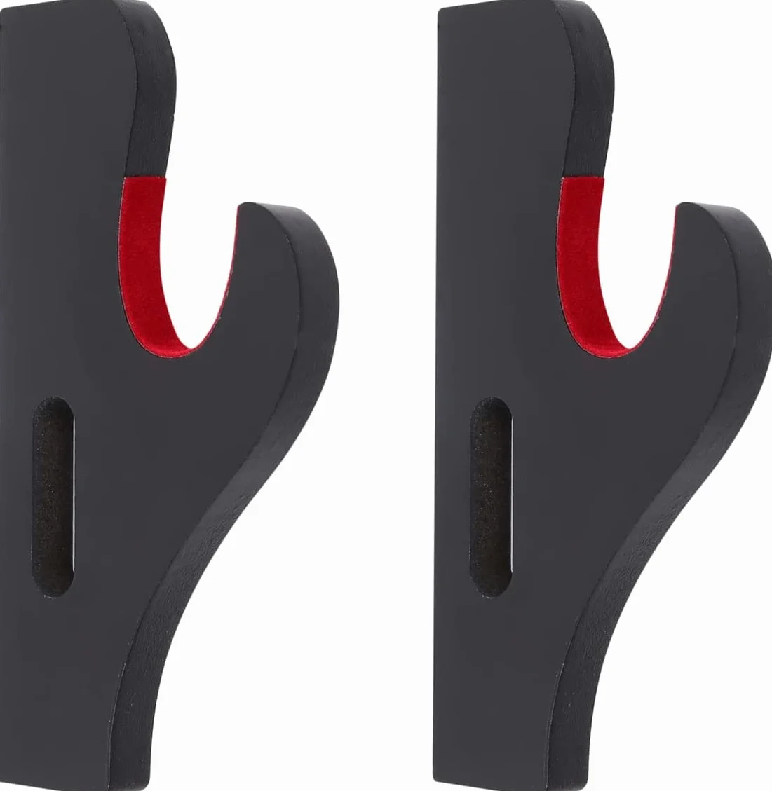 Katana Soporte de pared, 1 par de soportes de gancho ajustables acolchados de terciopelo