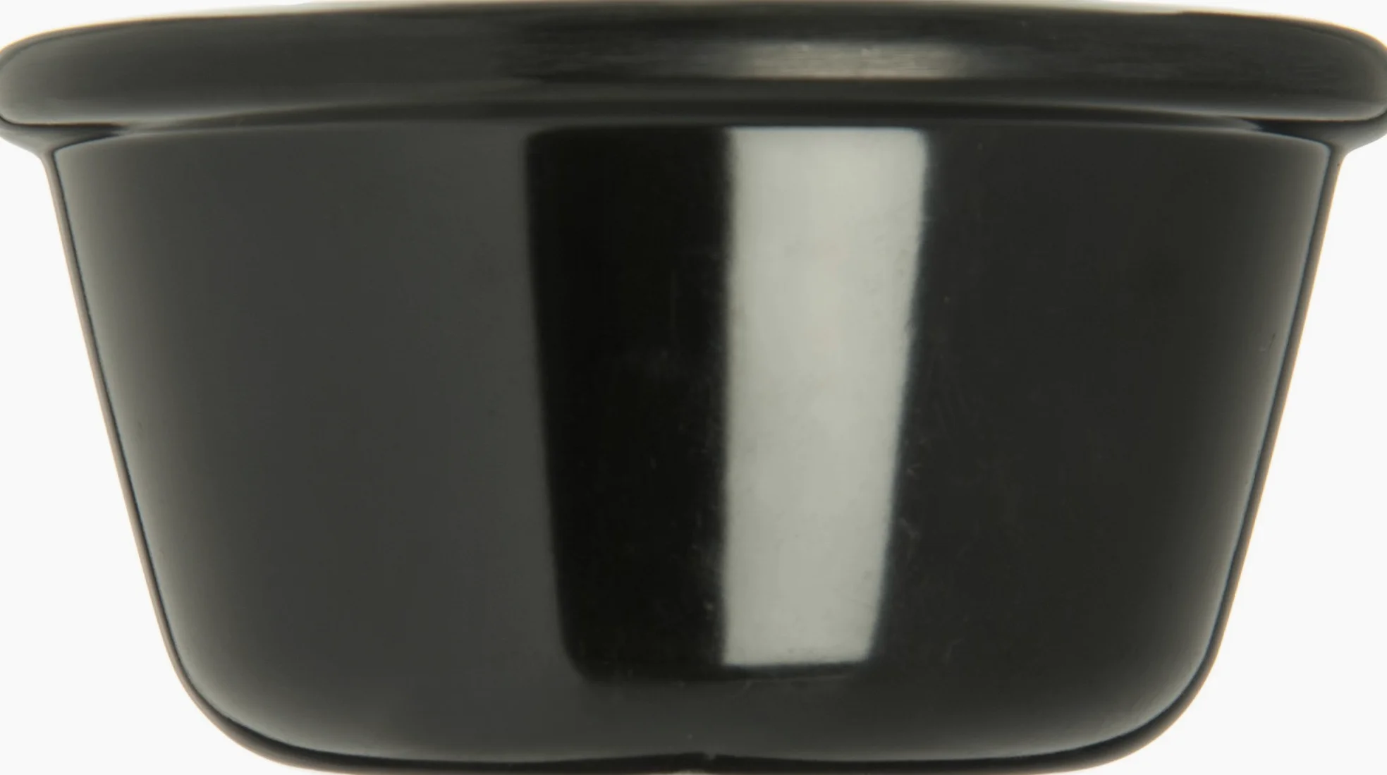 Carlisle S28503 Melamine Smooth Ramekin, 4 oz de capacidad, Negro (Caja de 48)