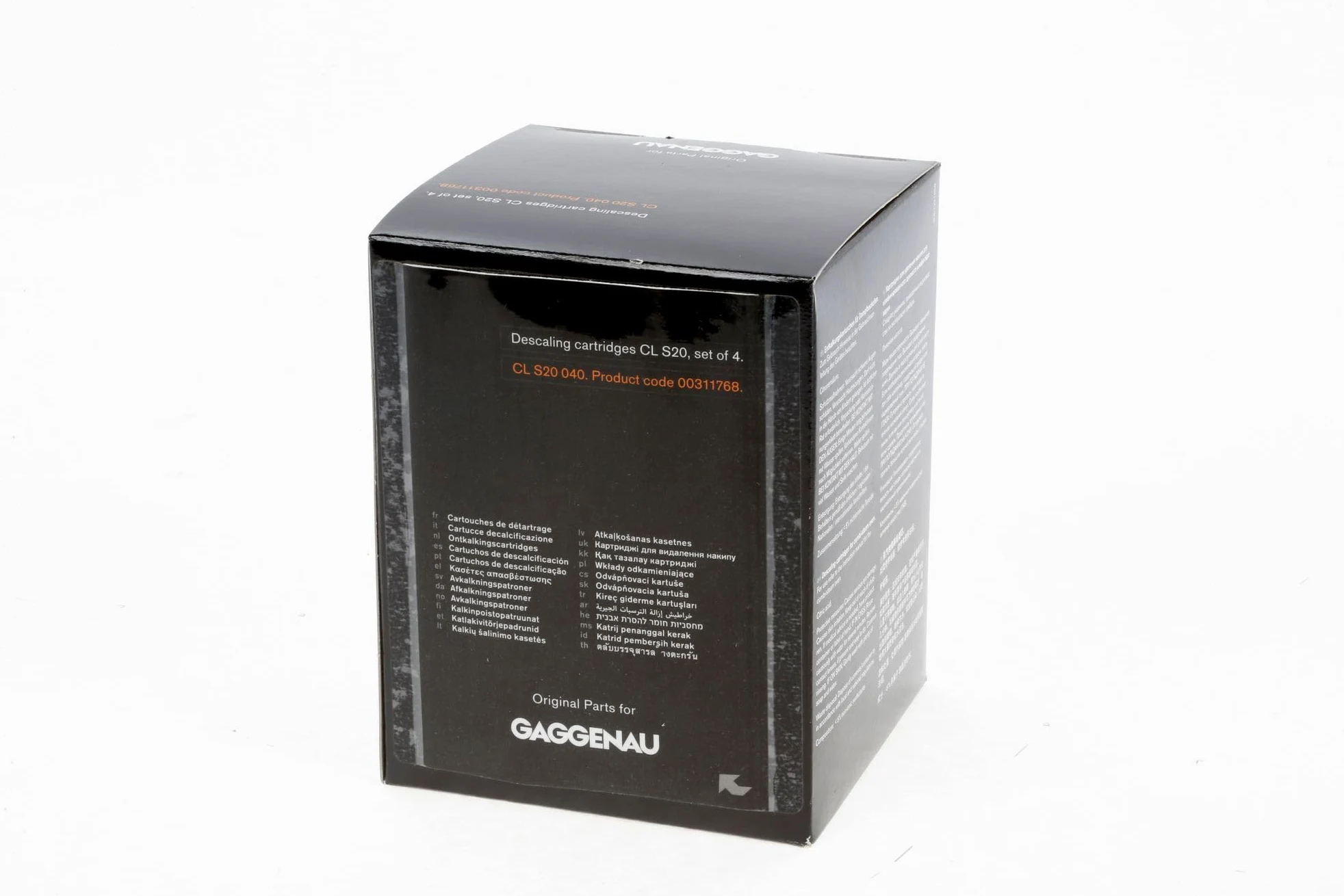 Gaggenau 4 Cartucho descalcificador CLS 20 040 00312430 para hornos de vapor combinados