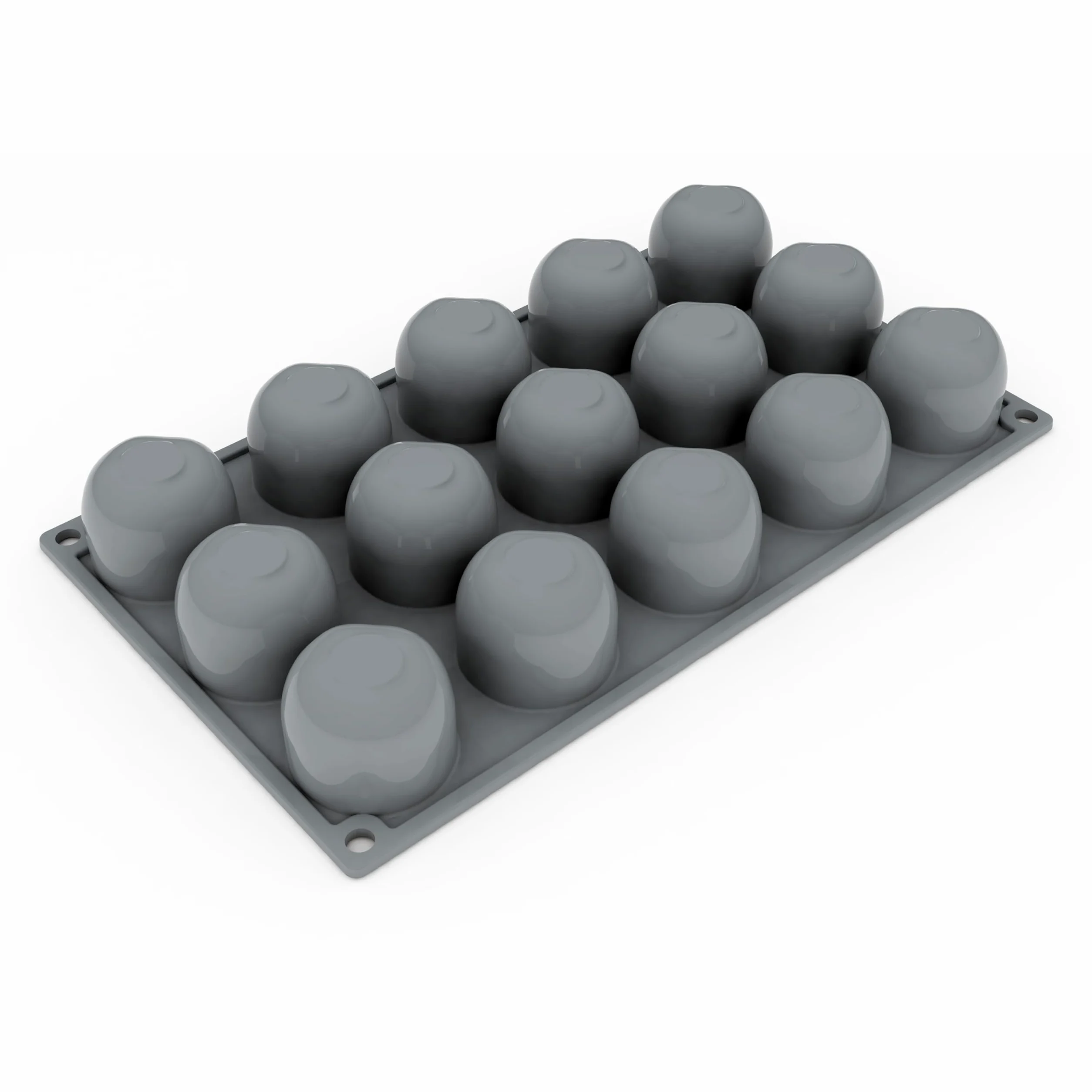 PAVONI Molde de Silicona Forma Manzana 15 cavidades 45x37.5 mm by Paulo Griffa