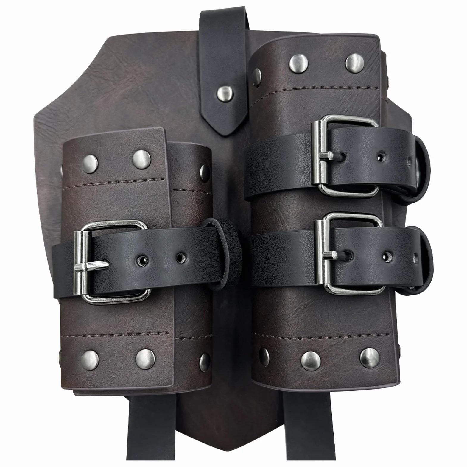 HiiFeuer Espada medieval funda ajustable cuero imitación espalda Mercenary