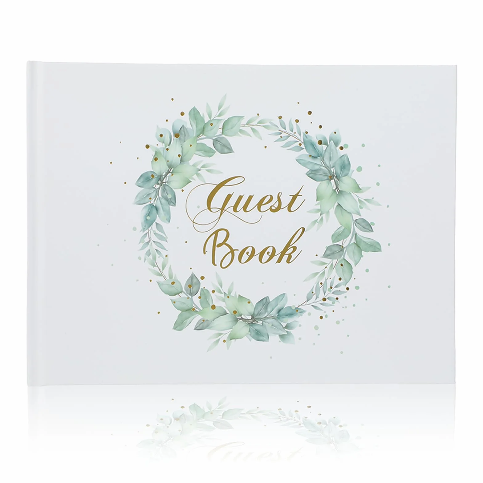 Libro de Visitas Boda Libro de Firmas Bodas Libro de Invitados - 120 páginas 23x17.8 cm diseño simple tapa dura perfecto para bodas y aniversarios