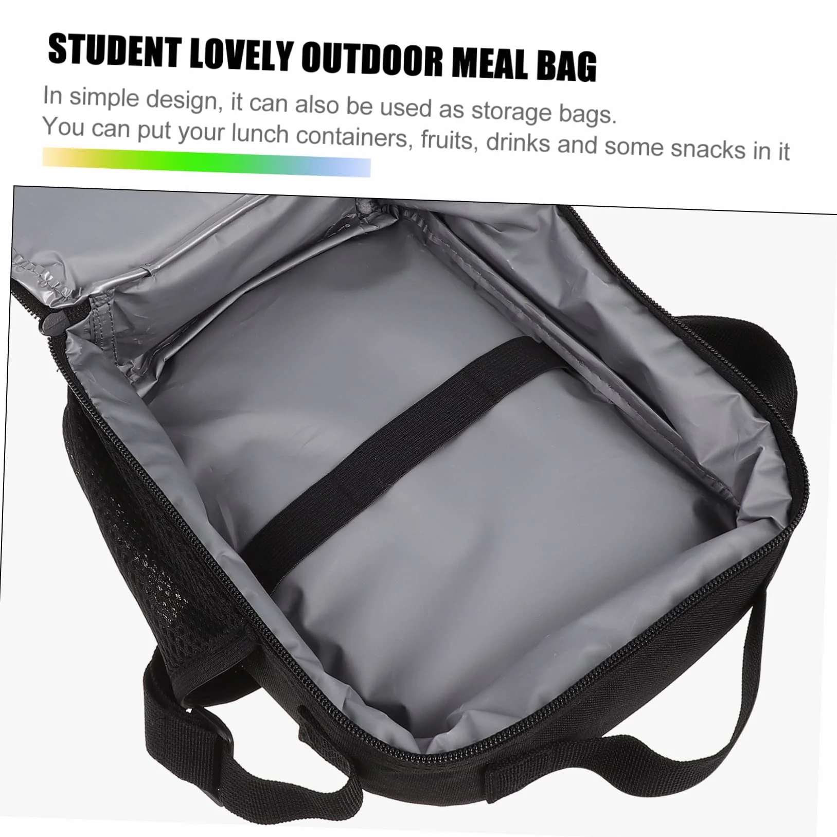TOPBATHY 2piezas Bolsa De Almuerzo Infantil Aislante De Gran Capacidad Mochila Práctica Para y Bolsa Térmica De Comida Para Picnic y Escuela De Limpiar y Transportar